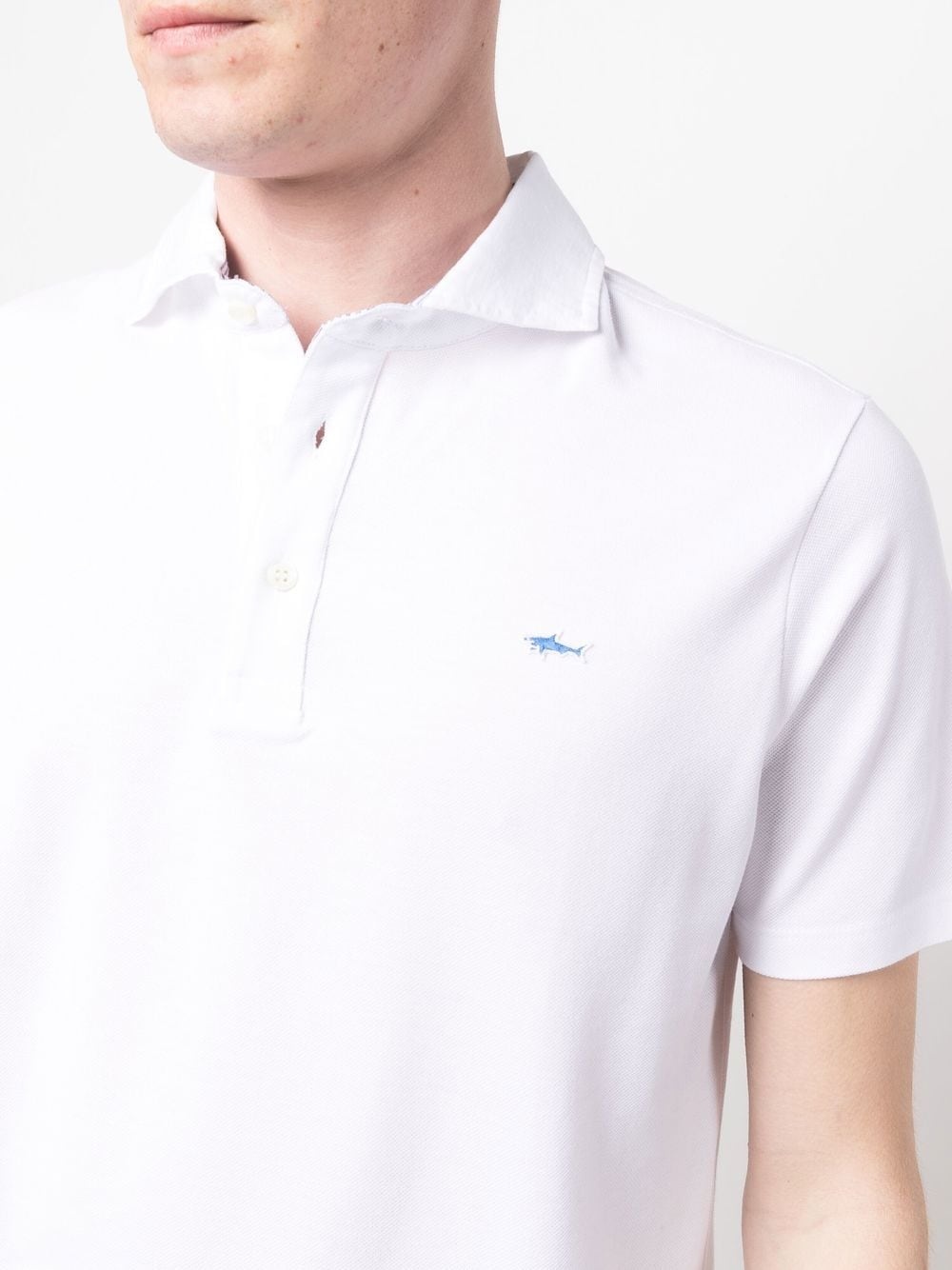 embroidered logo polo shirt - 7
