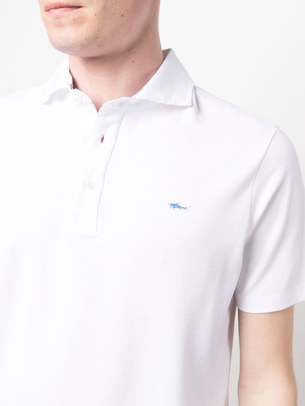 embroidered logo polo shirt - 5