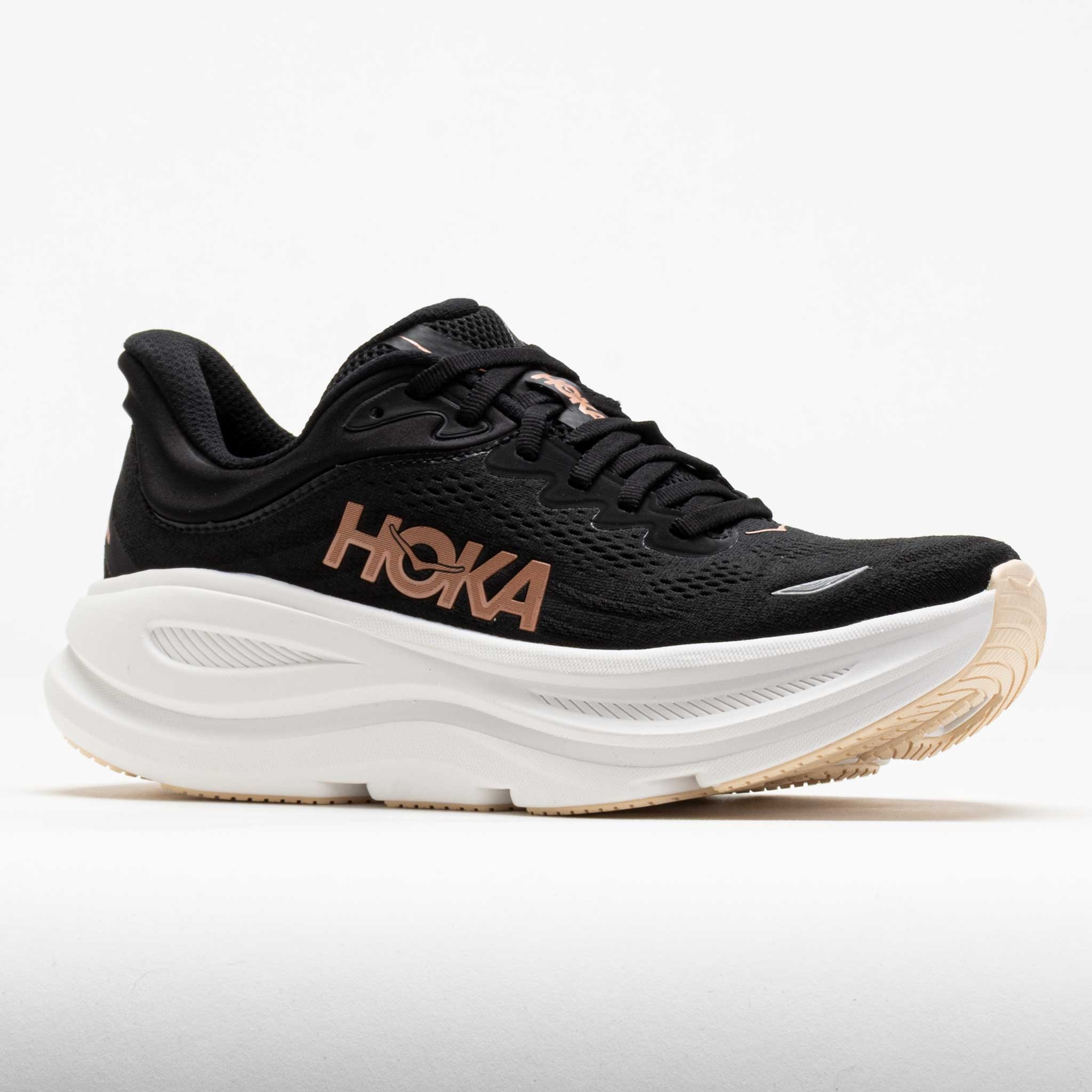 HOKA Bondi 9 Women's Black/Rose Gold - 5