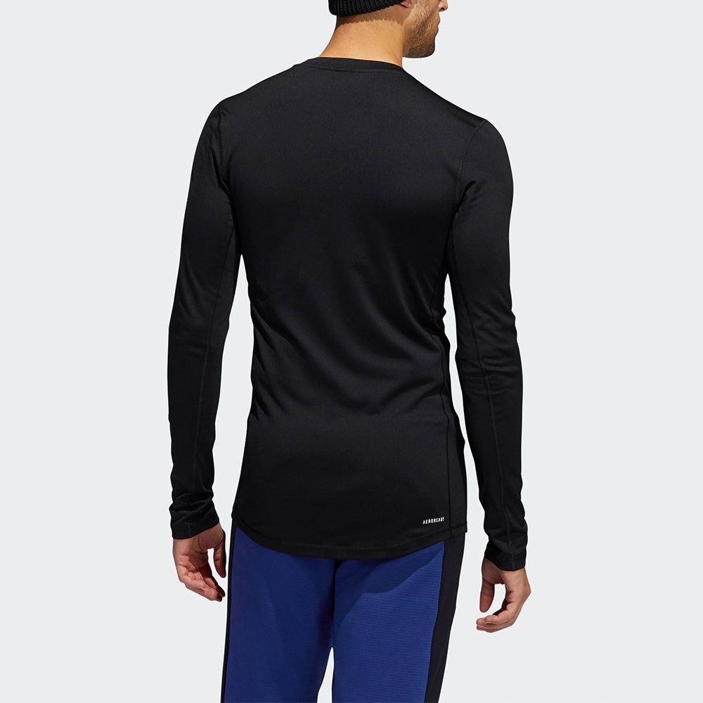 adidas TF Turf Warm Ls Casual Sports Long Sleeves Round Neck Black GT9516 - 3