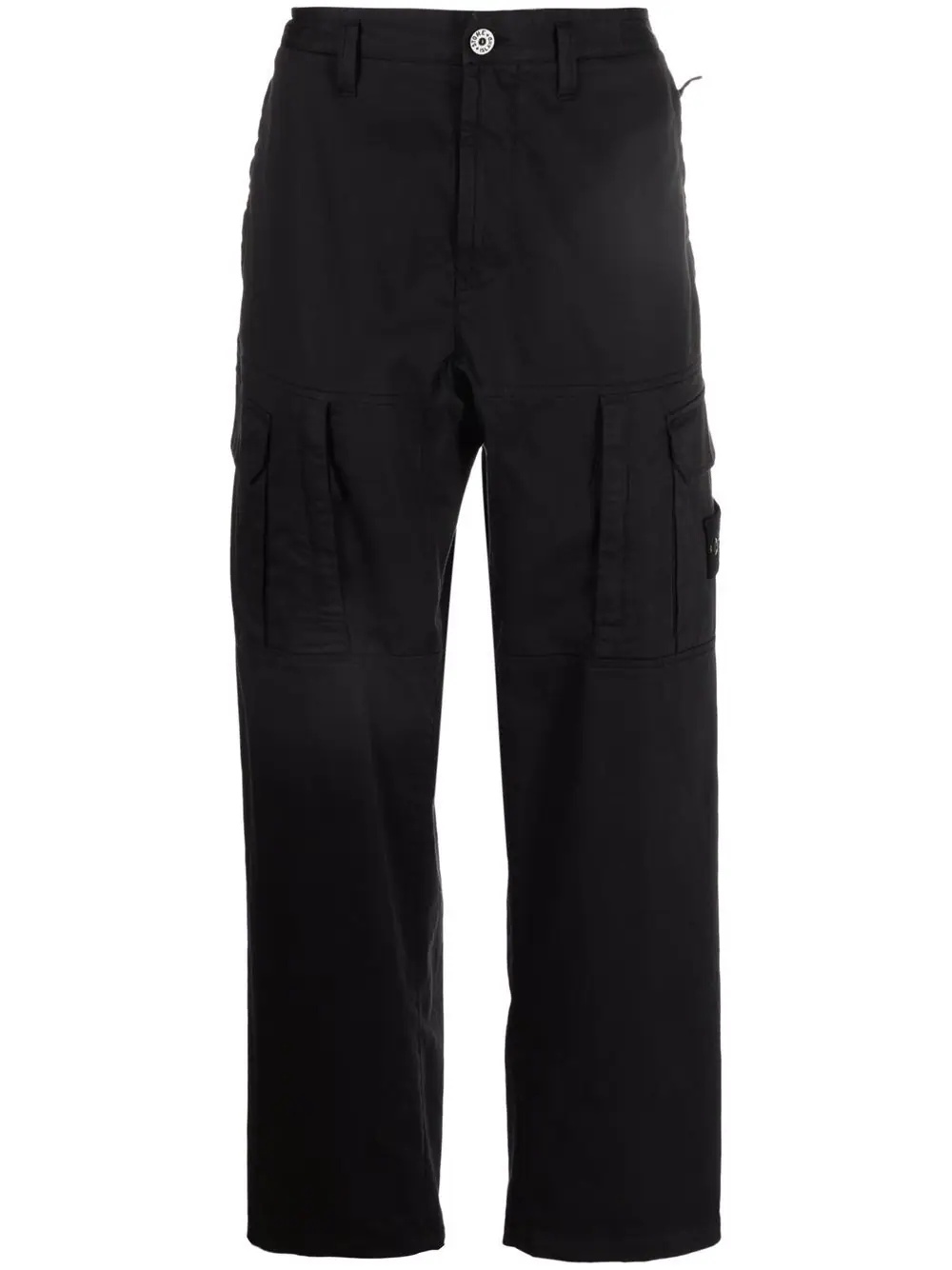 compass badge cargo trousers - 1