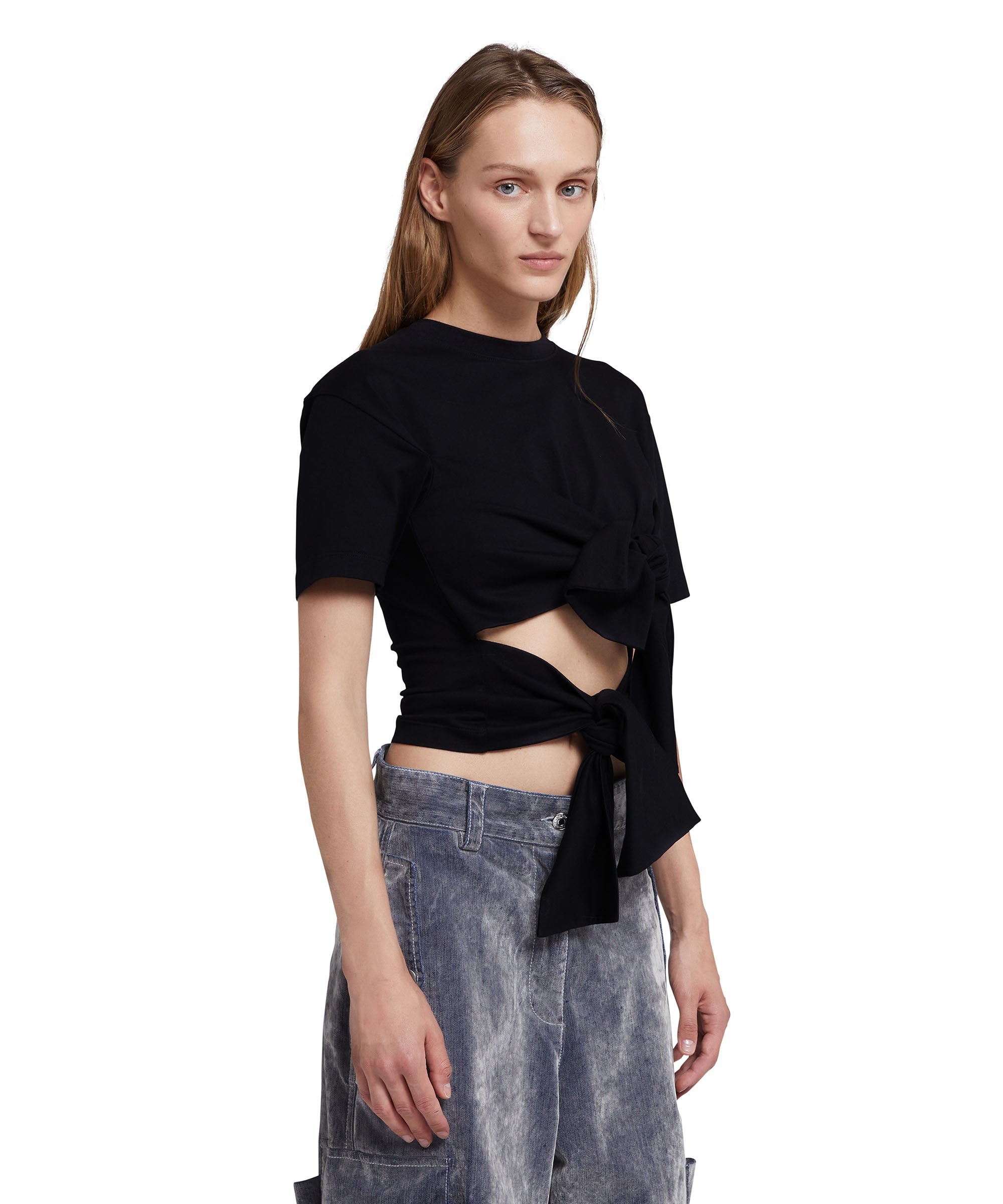 Fitted top in "Textured Crepe Cady" - 4