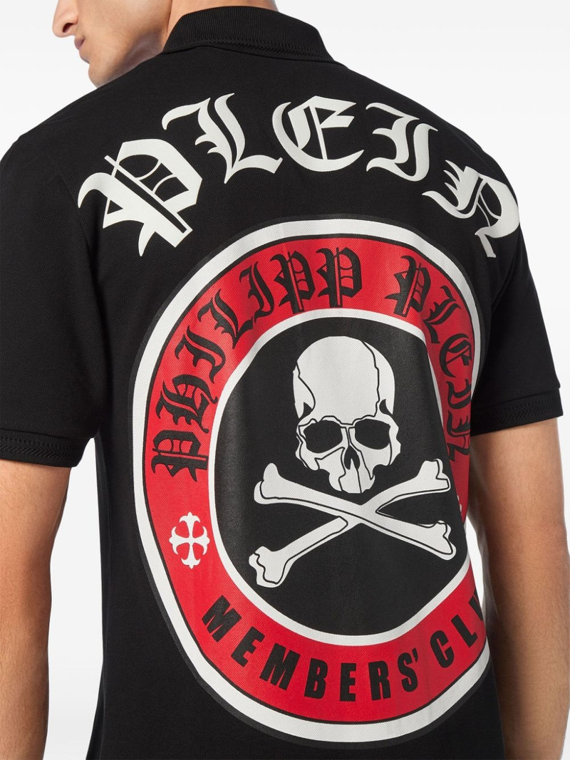 logo-print cotton polo shirt 5