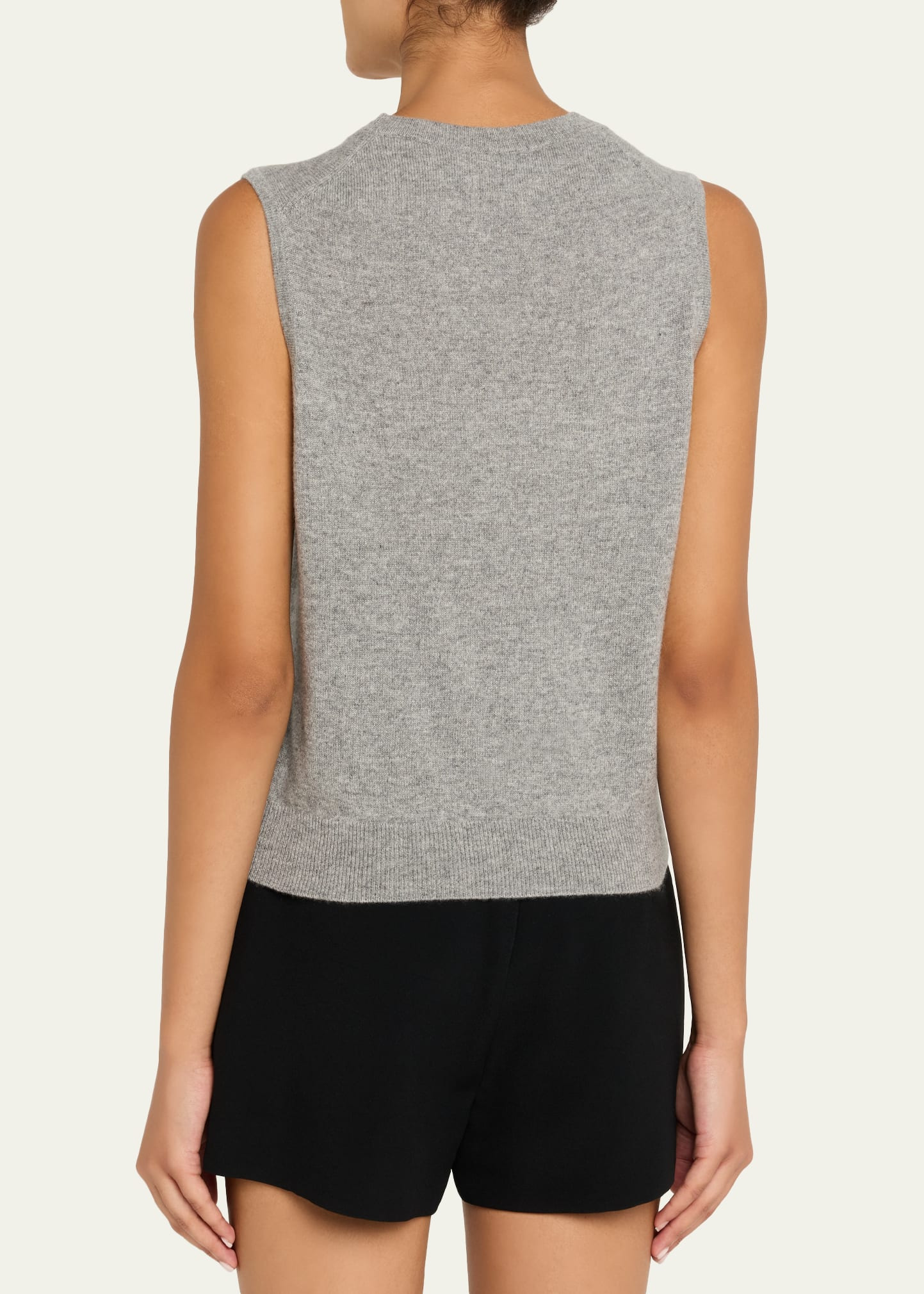 Cashmere Knit Shell Top - 3