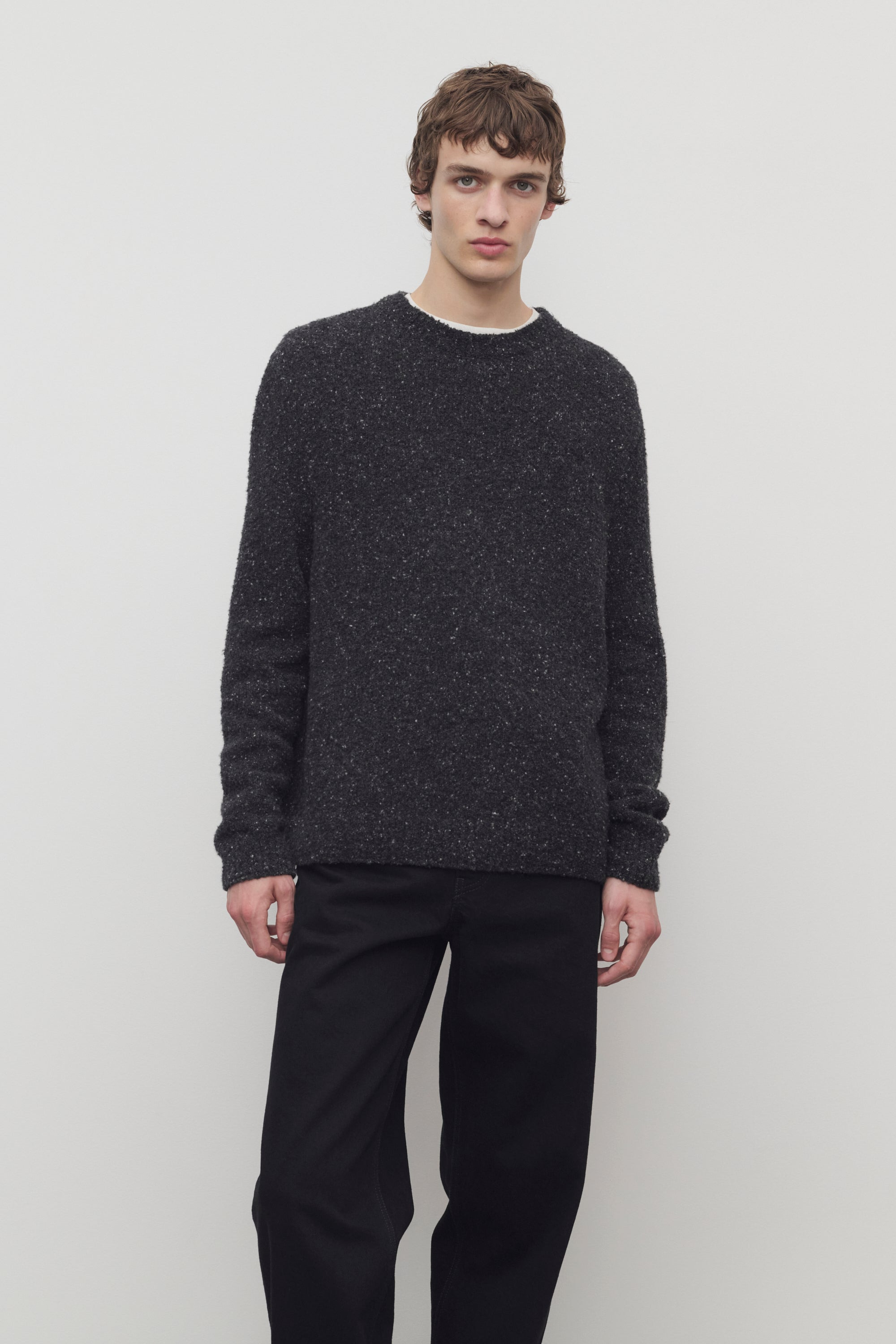 Aksel Sweater in Cashmere Tweed - 3