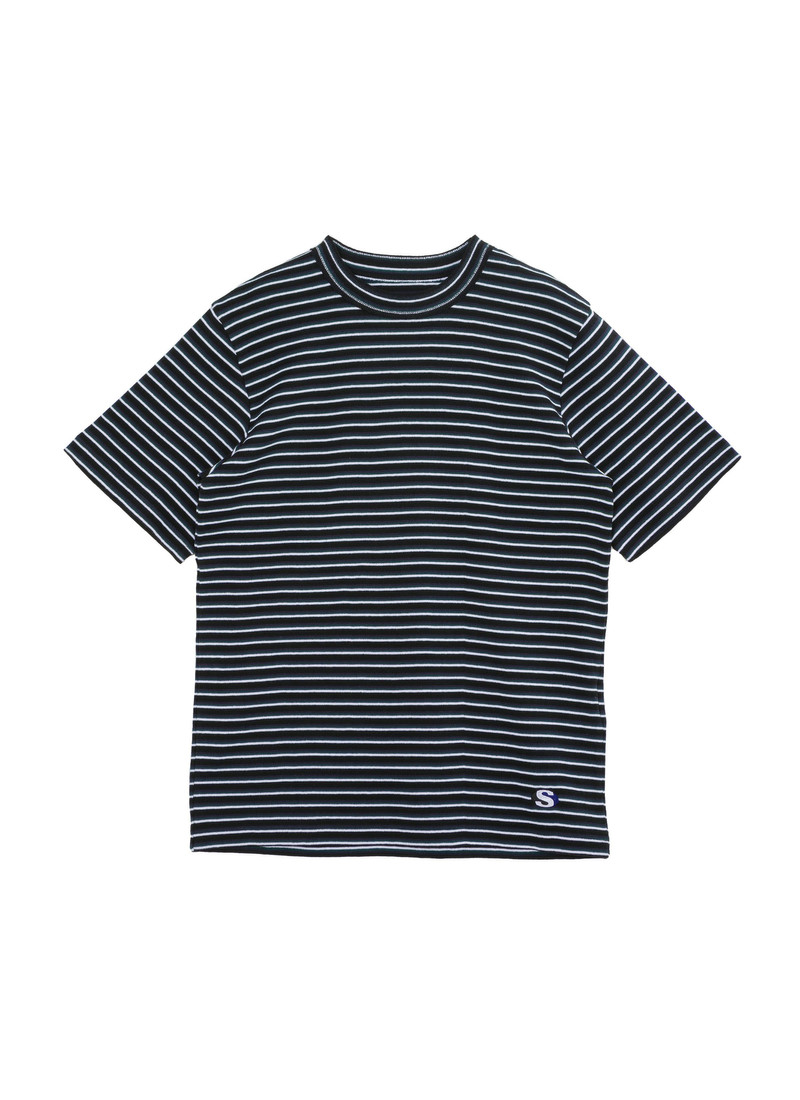 Stripe Cotton Rib T-Shirt 1