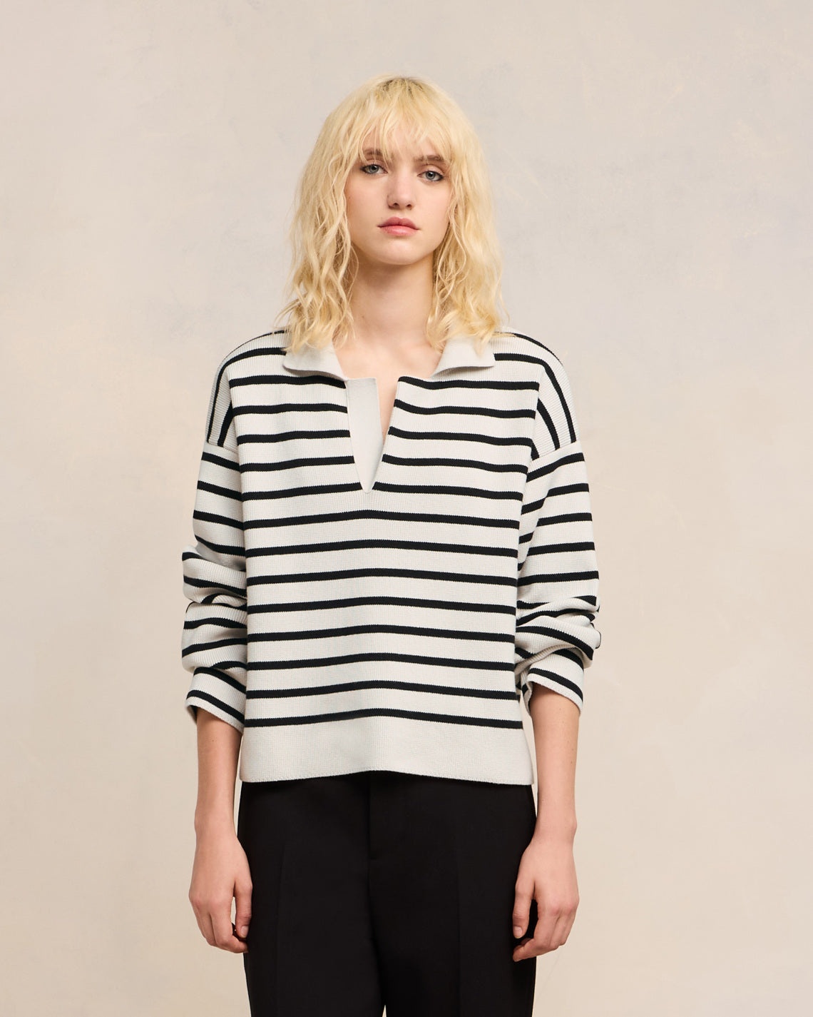 AMI EMBROIDERY SAILOR POLO - 3