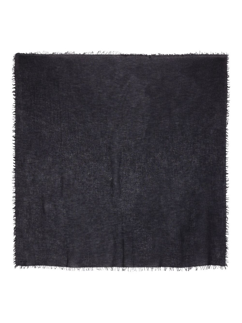 fringed-trim square-shape scarf 1