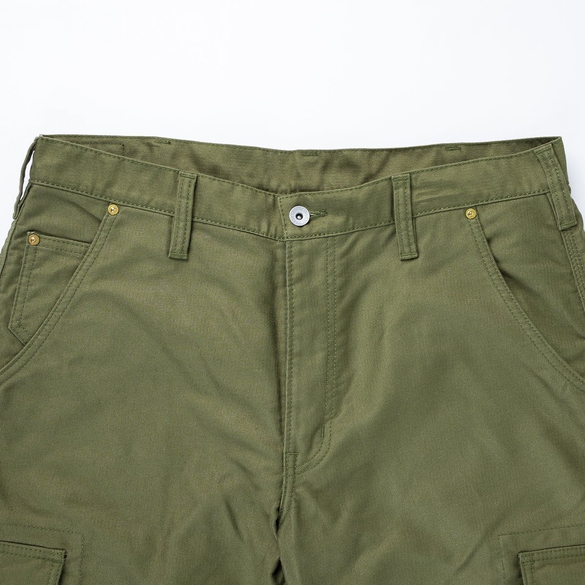 IH-738-GRN Whipcord Cargo Pants - Army Green - 6