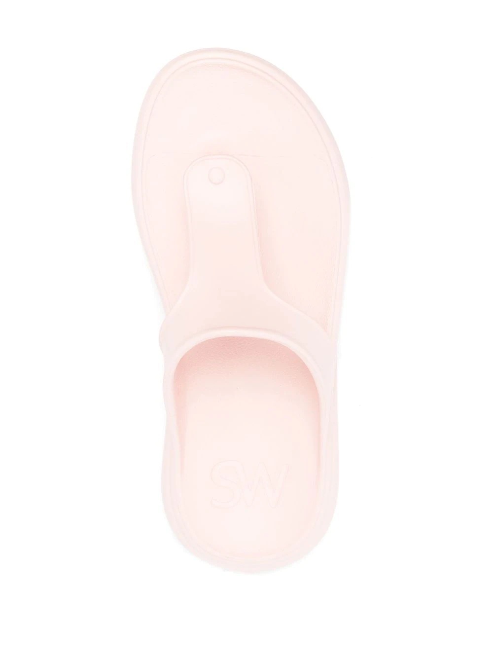 open toe slip-on sandals - 4