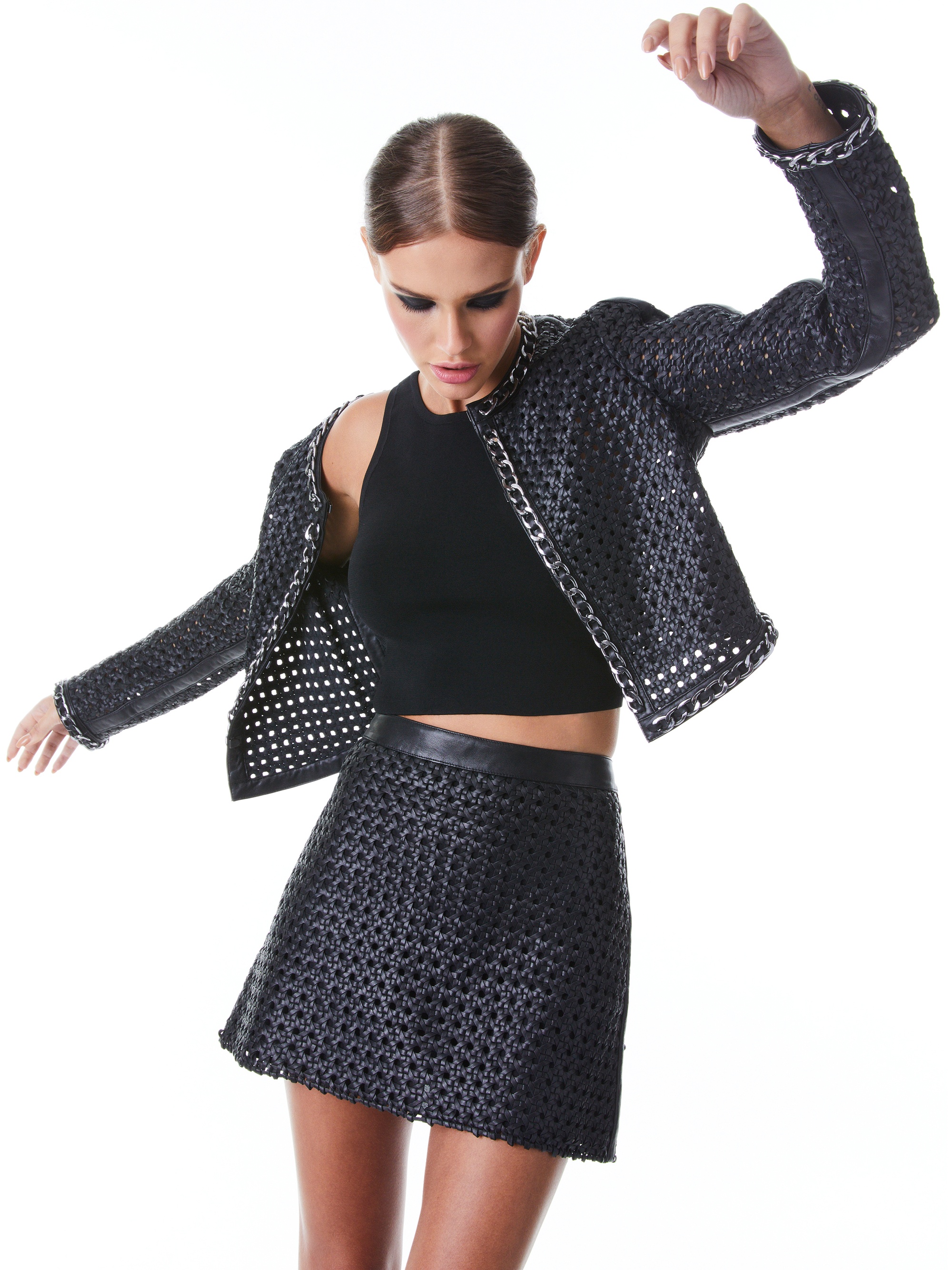 BRIXTON LEATHER CROPPED JACKET - 2