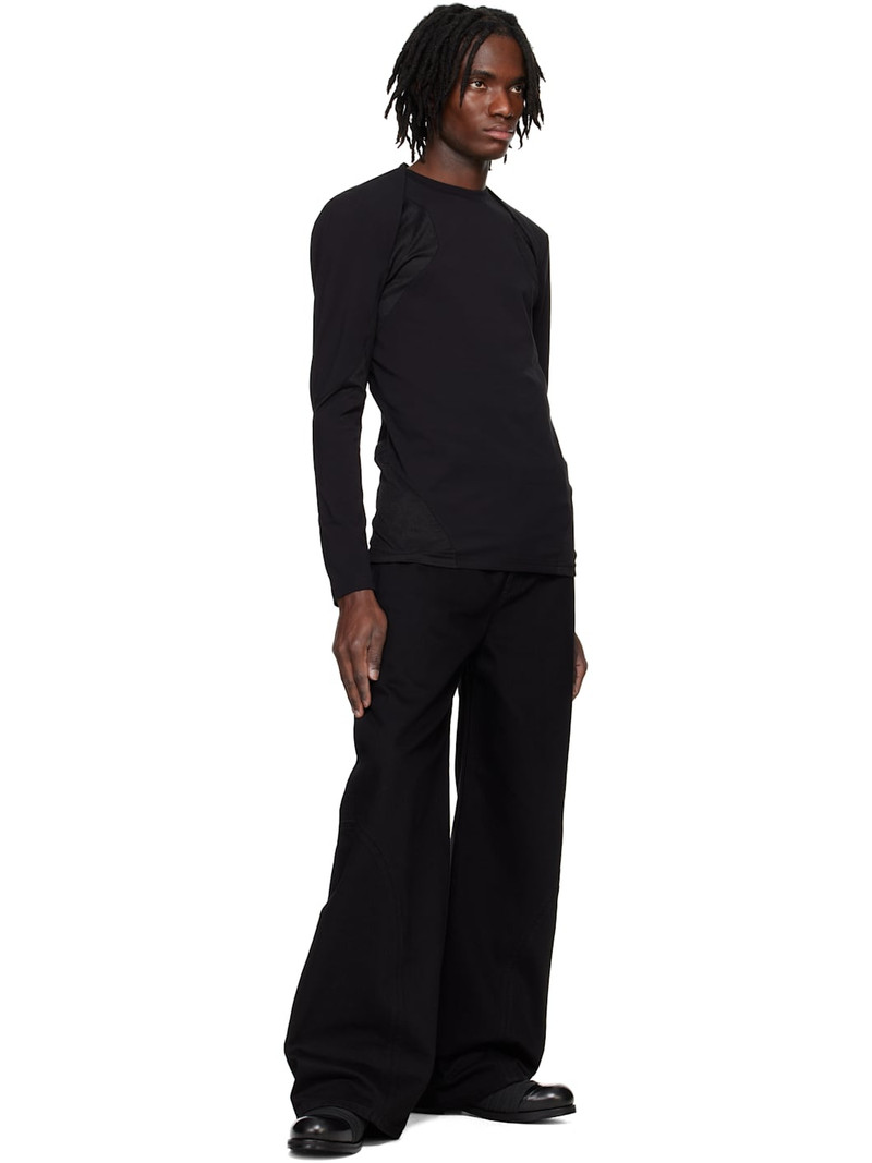 HELIOT EMIL™ Black Evolute Long Sleeve T-shirt outlook