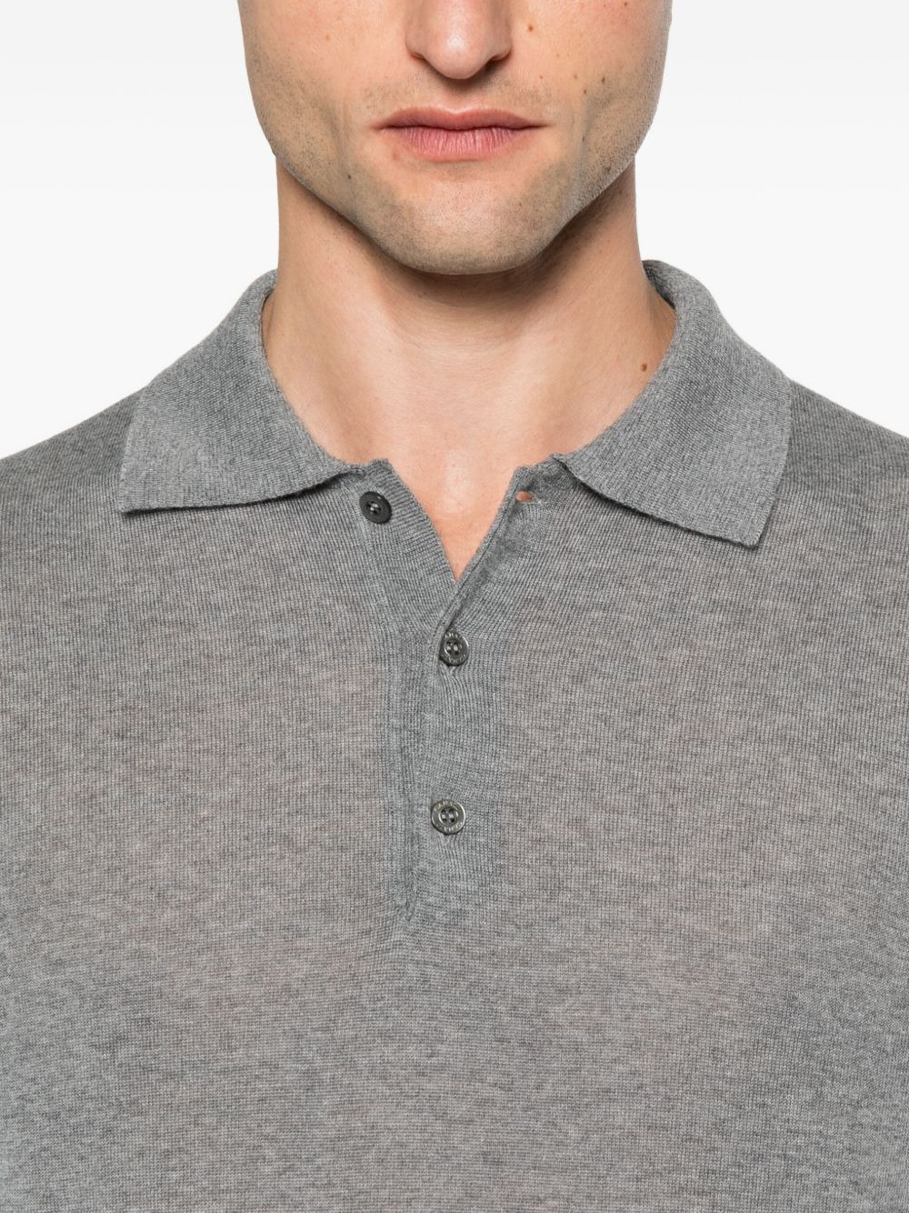 long-sleeve polo shirt - 5