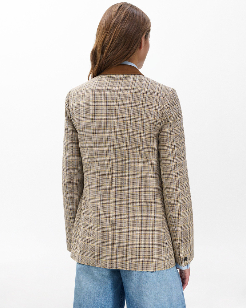 Evia Plaid Blazer 6