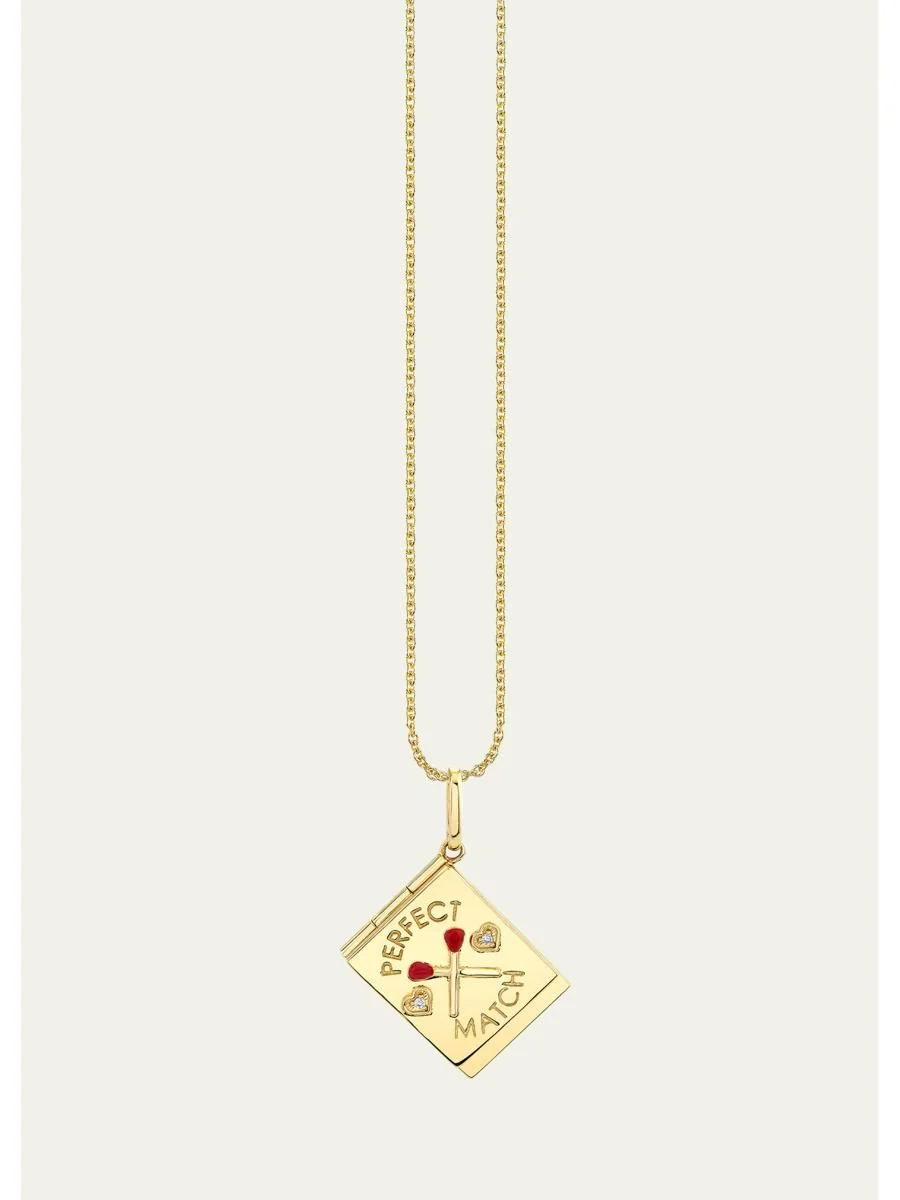 14K Diamond Perfect Match Locket Necklace - 1