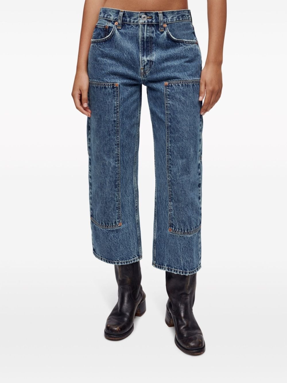 The Shortie mid-rise cropped jeans - 3