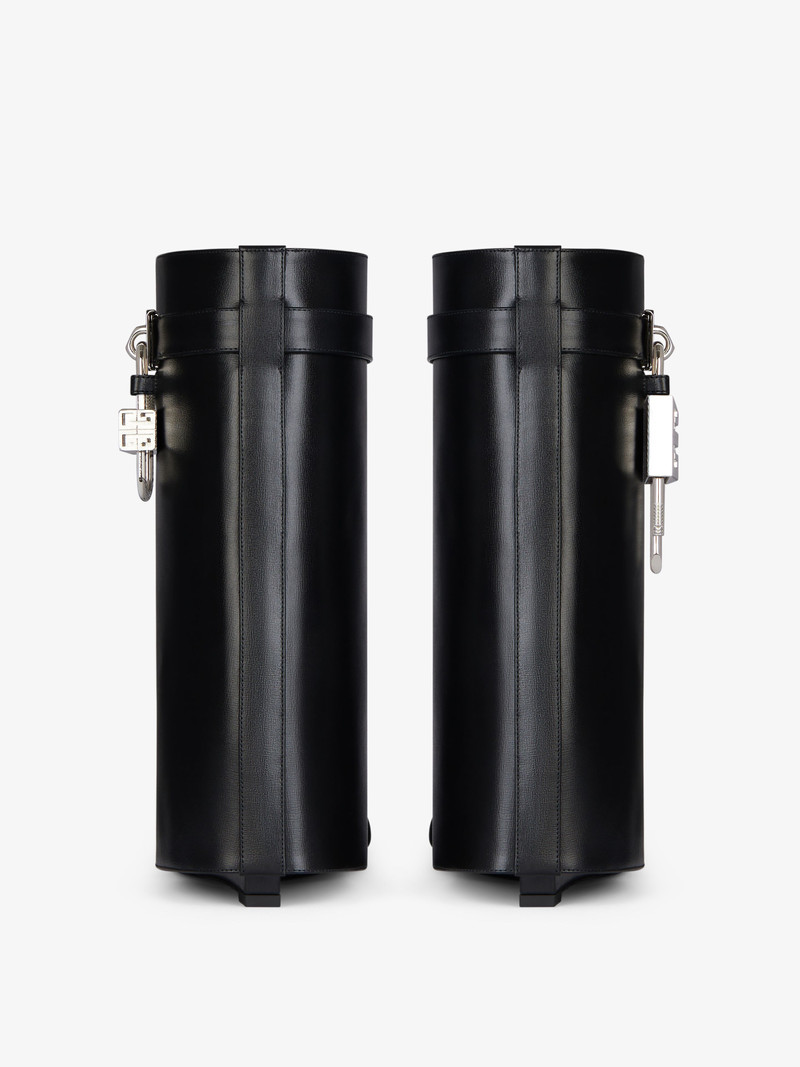 SHARK LOCK SANDALS IN LEATHER 6