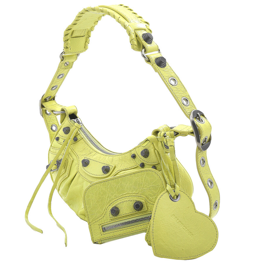 Open Box - Balenciaga Yellow Le Cagole XS Shoulder Bag - 3