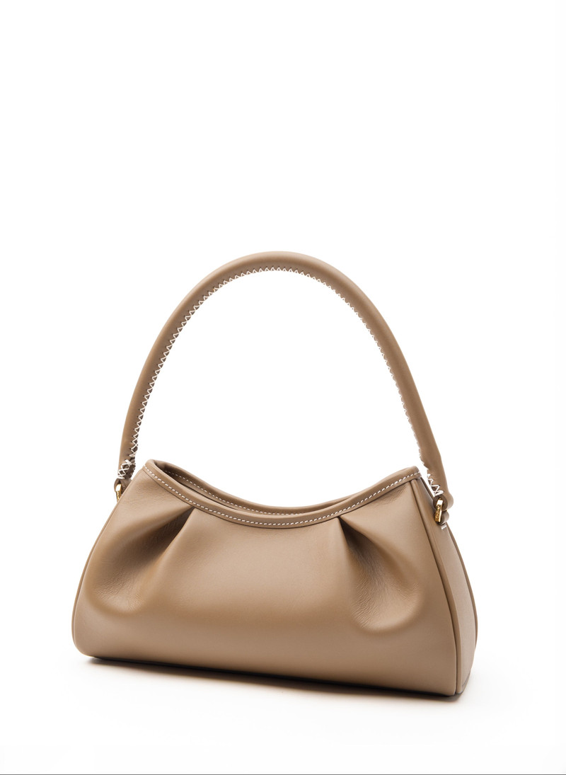 Elleme Dimple Leather Rock/White Stitches outlook