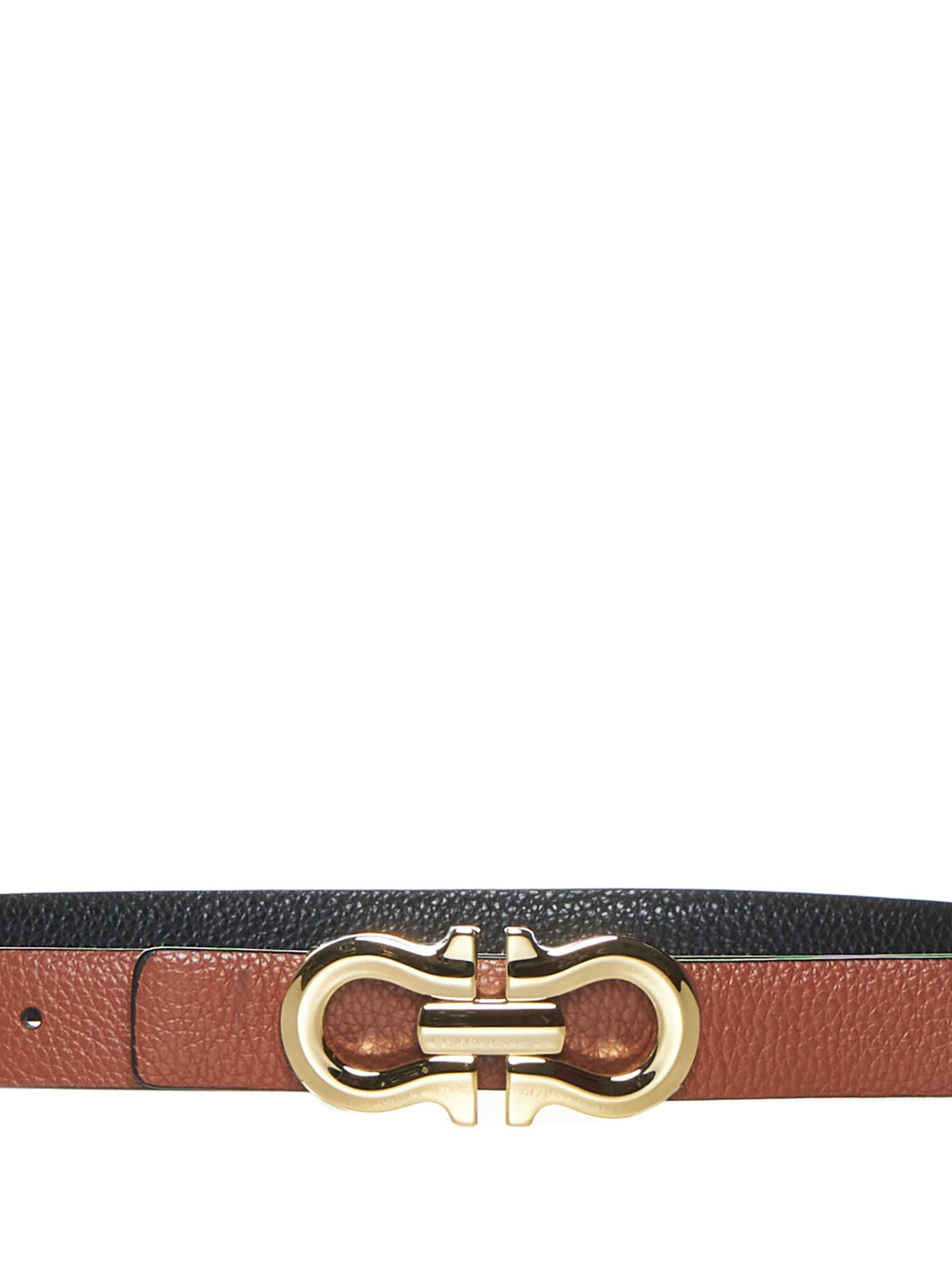 Gancini reversible leather belt - 2