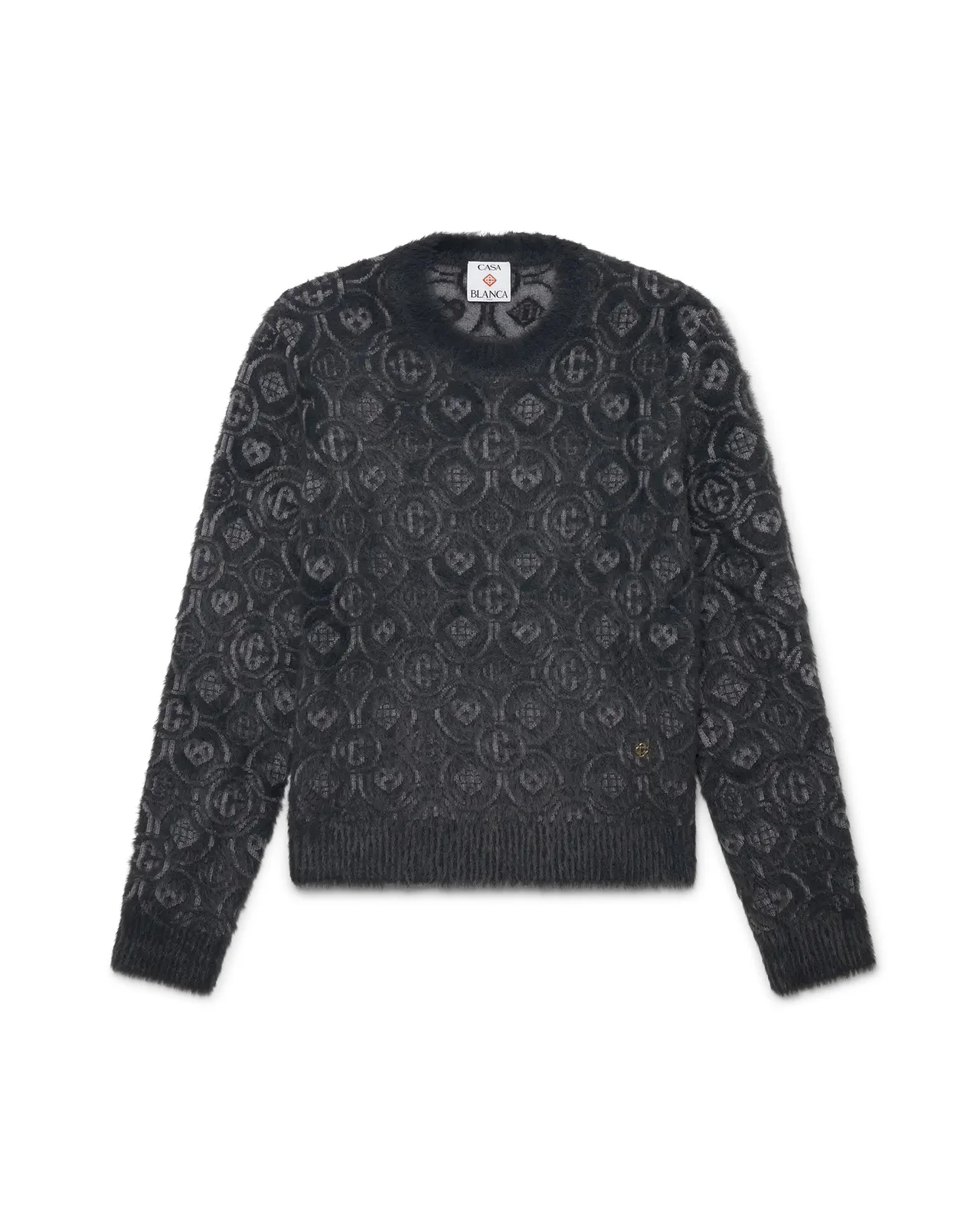 Fluffy Monogram Jumper | Casablanca Paris - 1