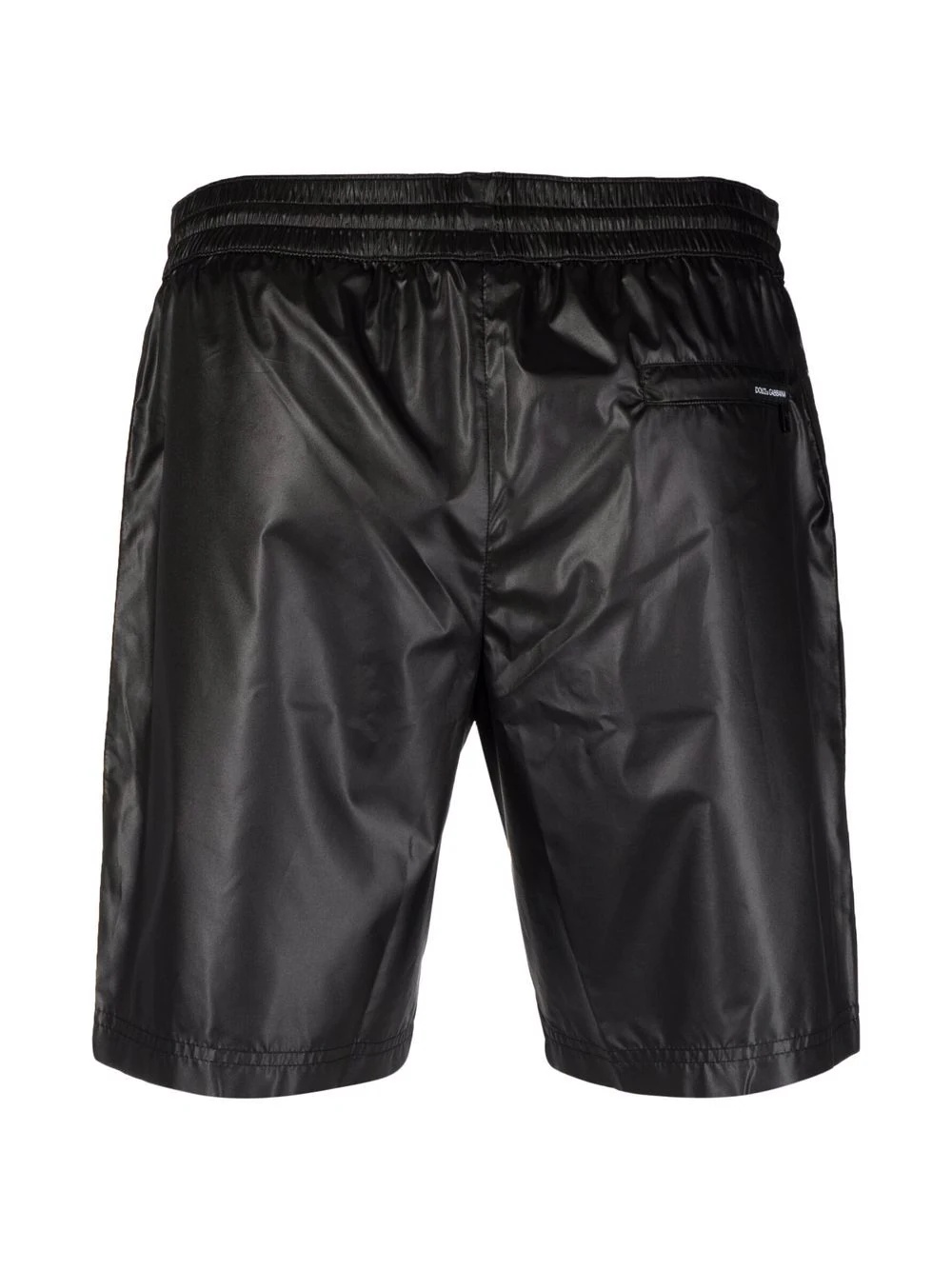 logo-band long swim shorts - 2