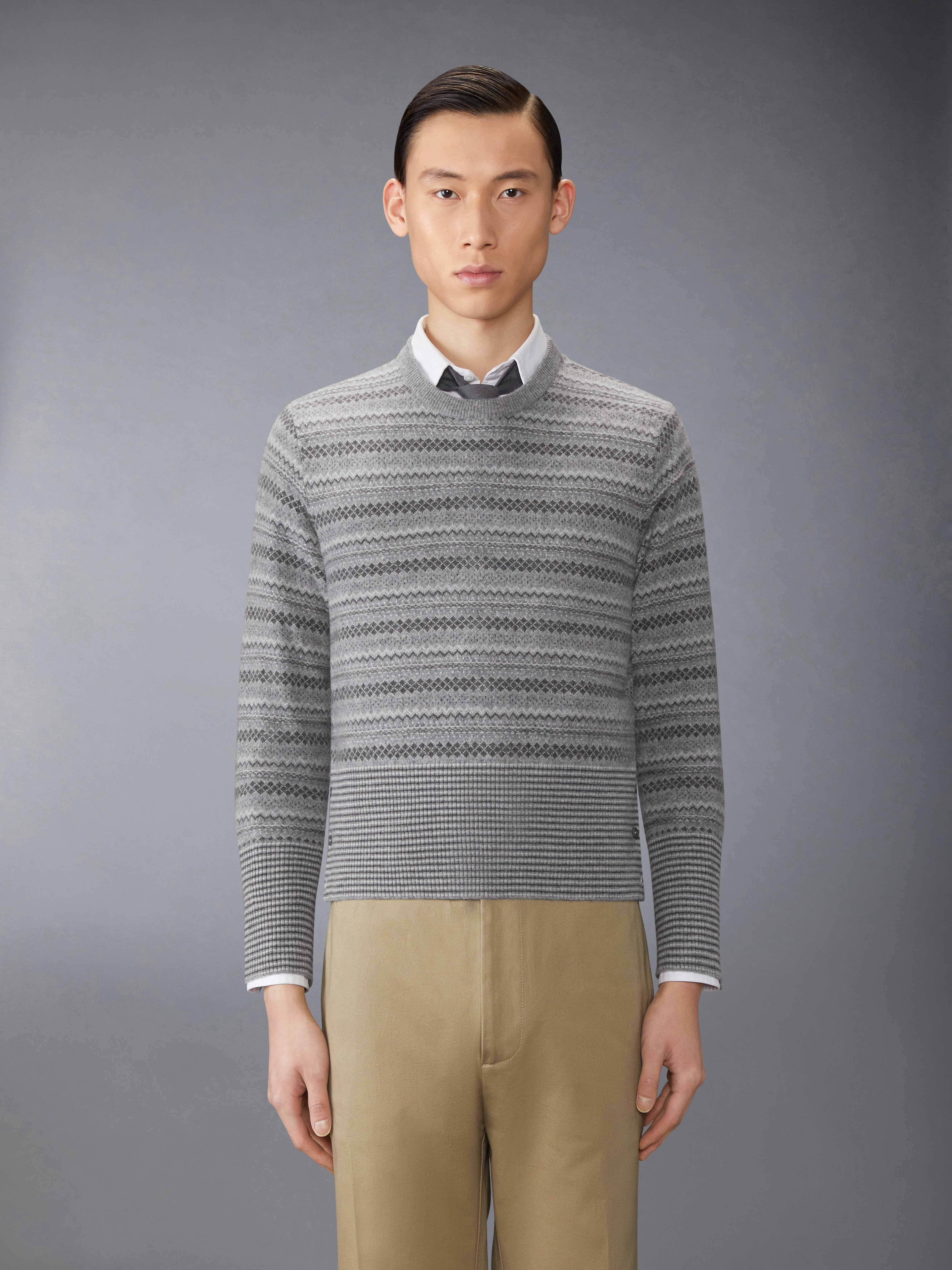 FAIRISLE JACQUARD CASHMERE PULLOVER - 2