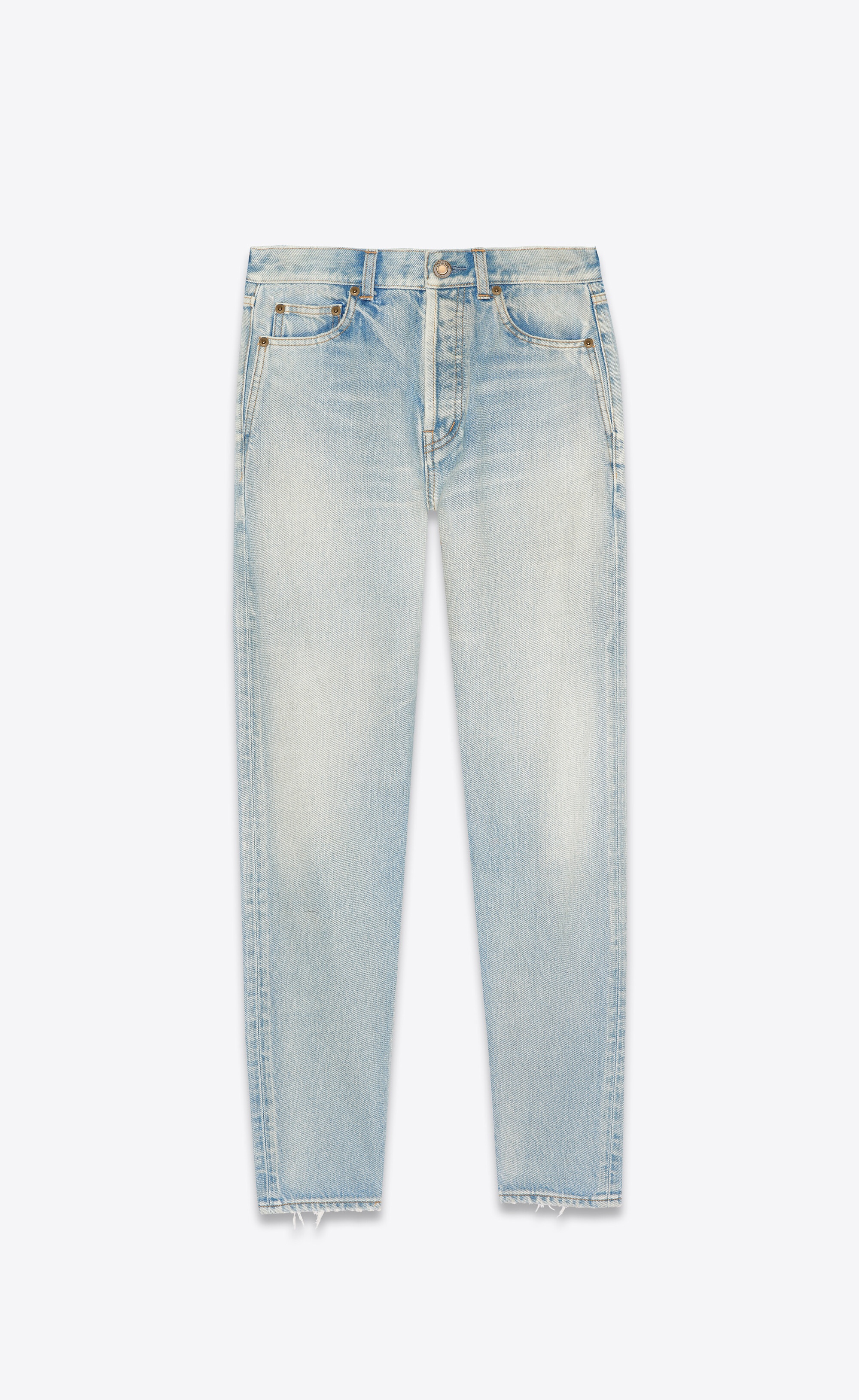 slim-fit jeans in 80's vintage blue denim - 1