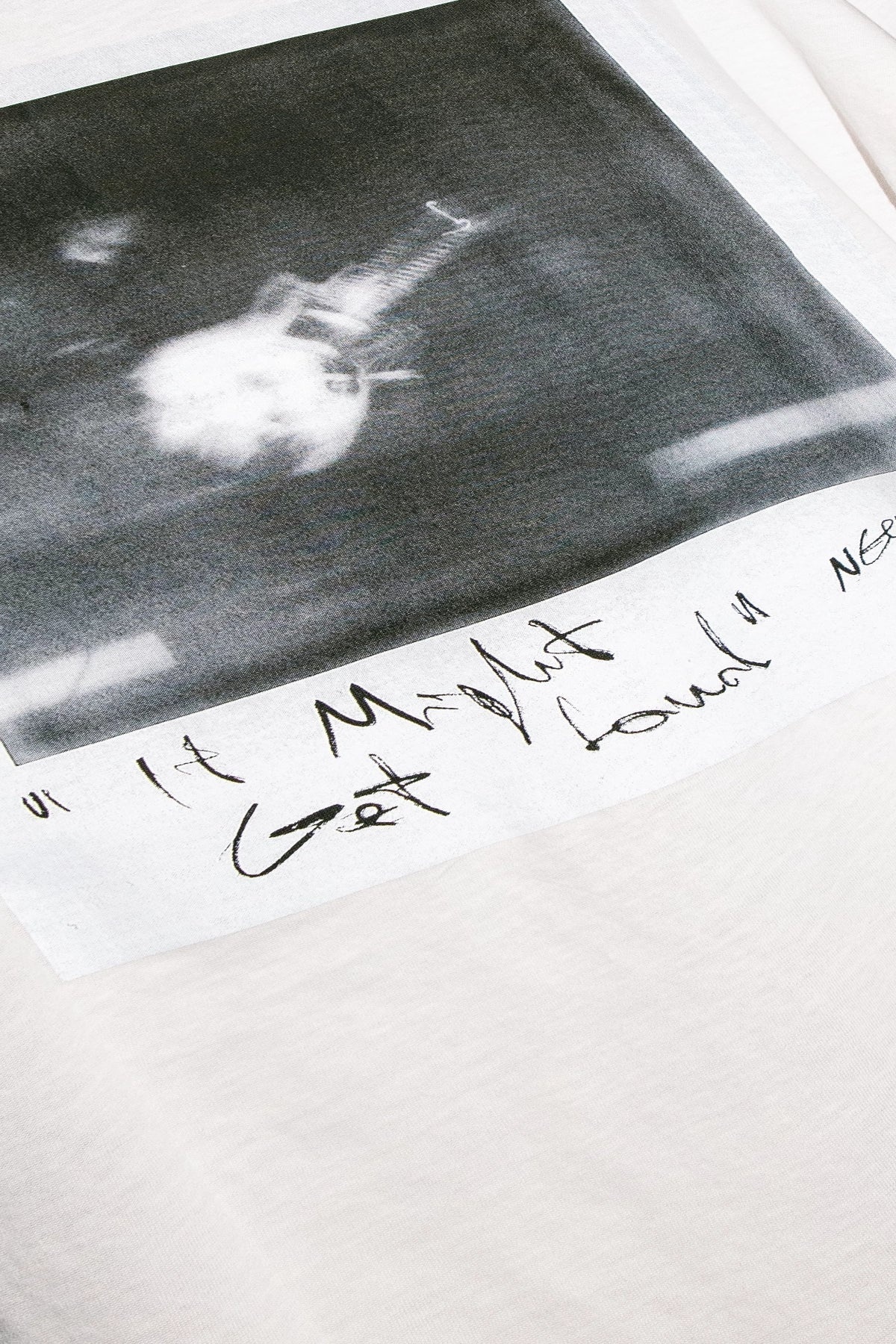 Ann Demeulemeester Dieter High Comfort "It Might Get Loud" T-Shirt - 3