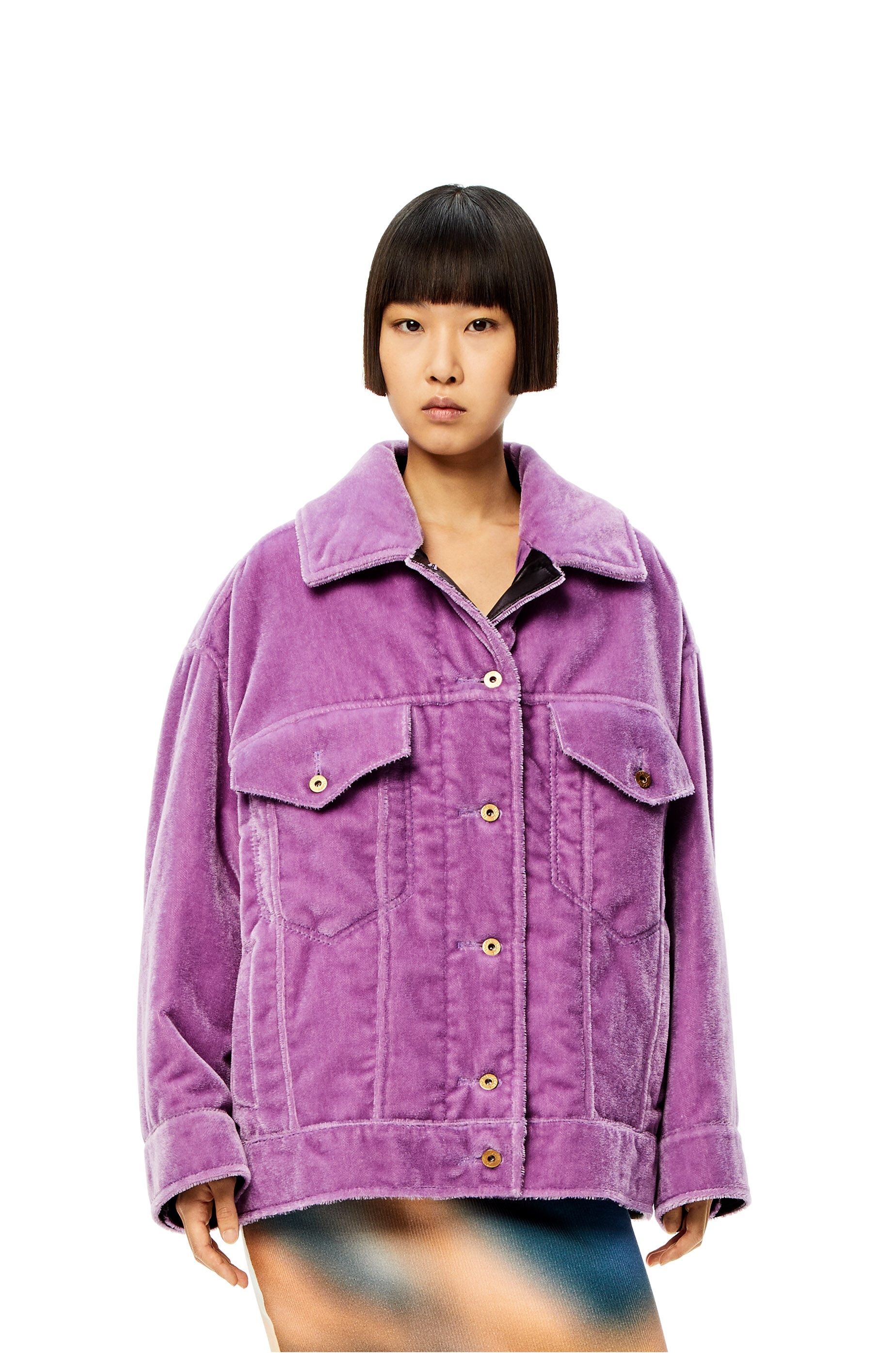 Oversize teddy jacket in mohair - 3