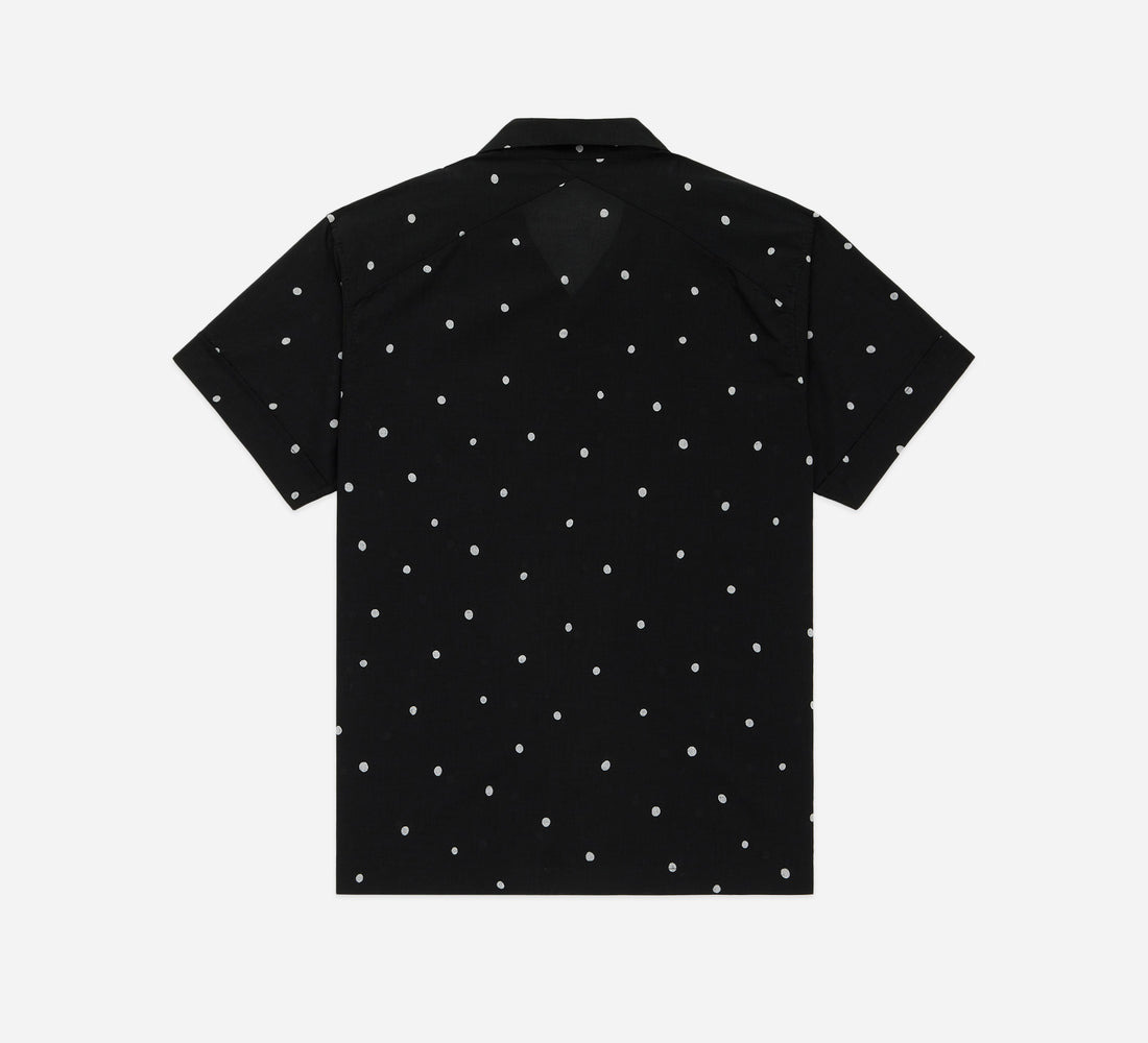 Vacation Shirt - Black Polka Dot - 2