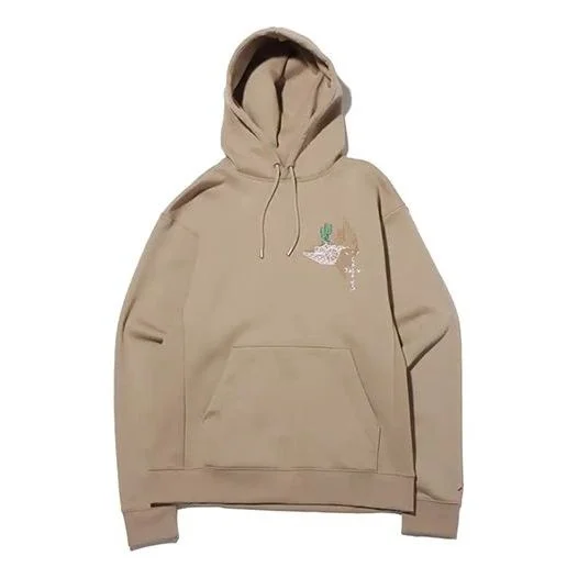 Air Jordan x Cactus Jack by Travis Scott Pullover Hoodie 'Khaki University Red' CZ0162-247 - 1