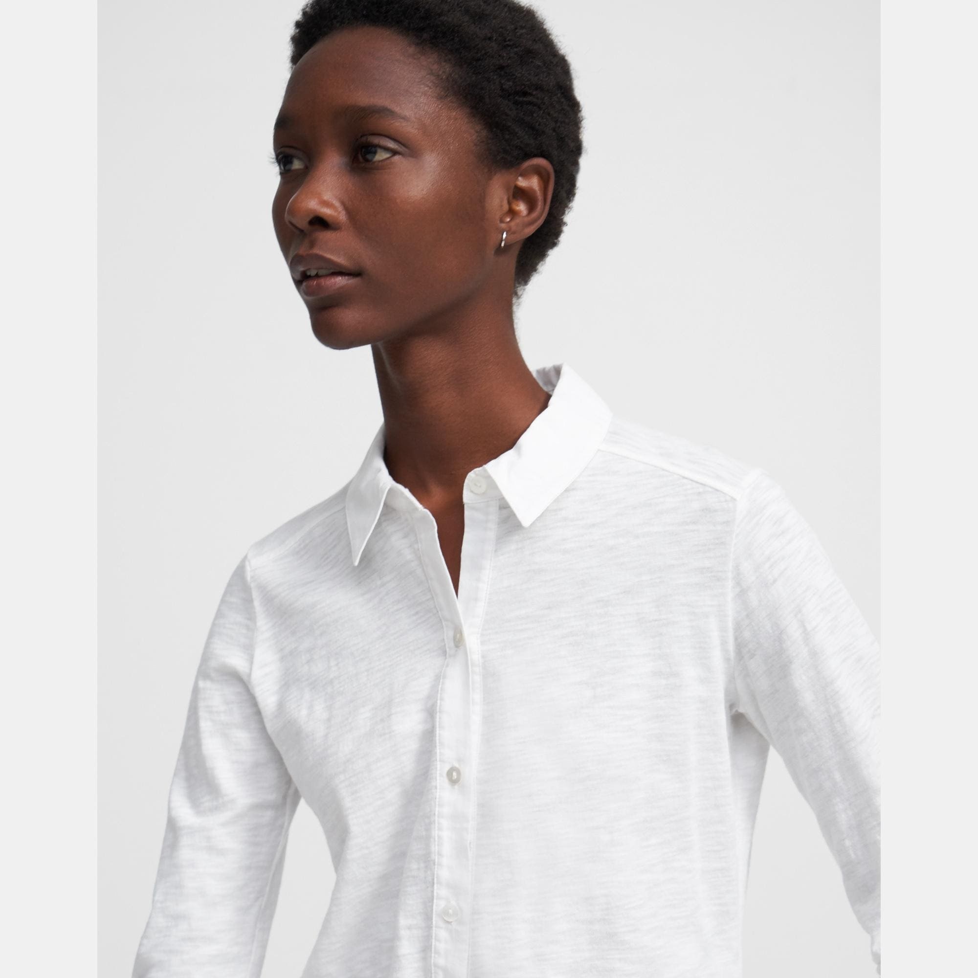 Button Up Shirt in Organic Cotton - 5