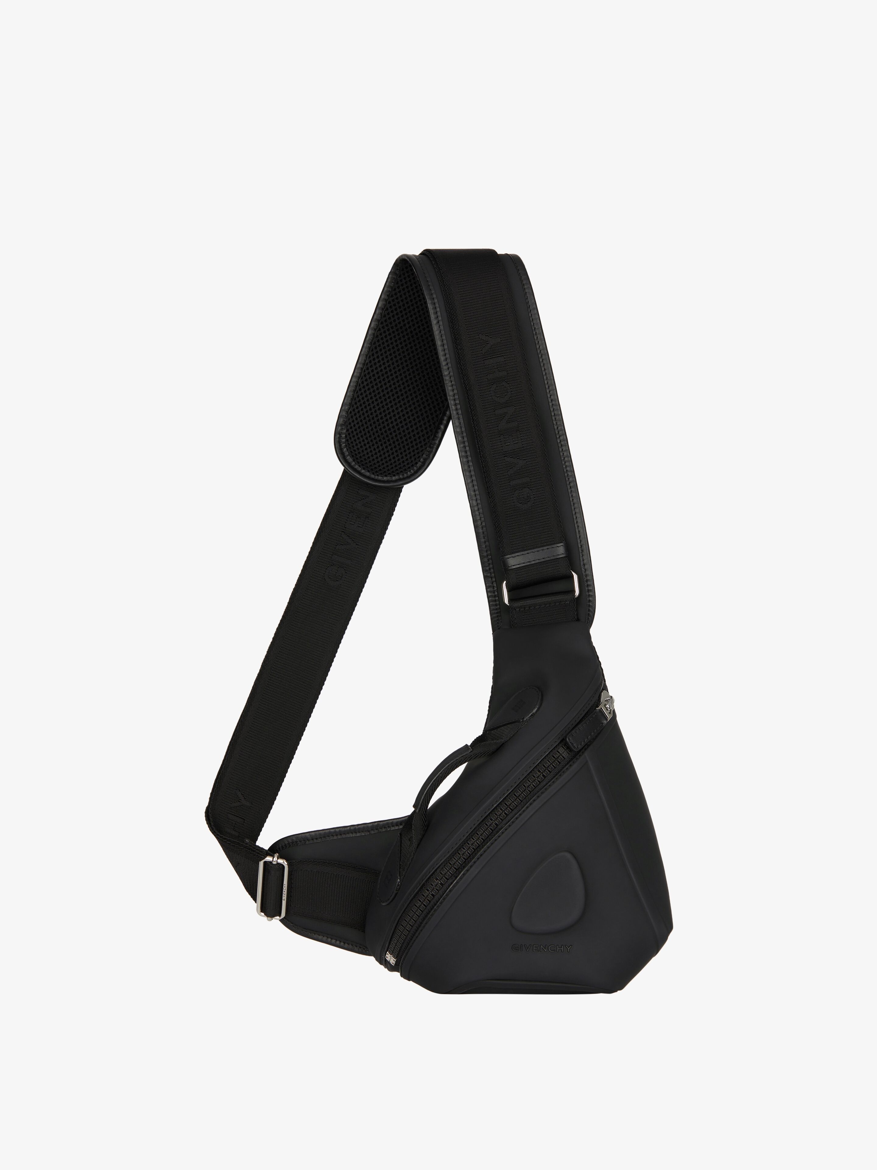G-ZIP TRIANGLE BUMBAG IN RUBBER AND NYLON - 1