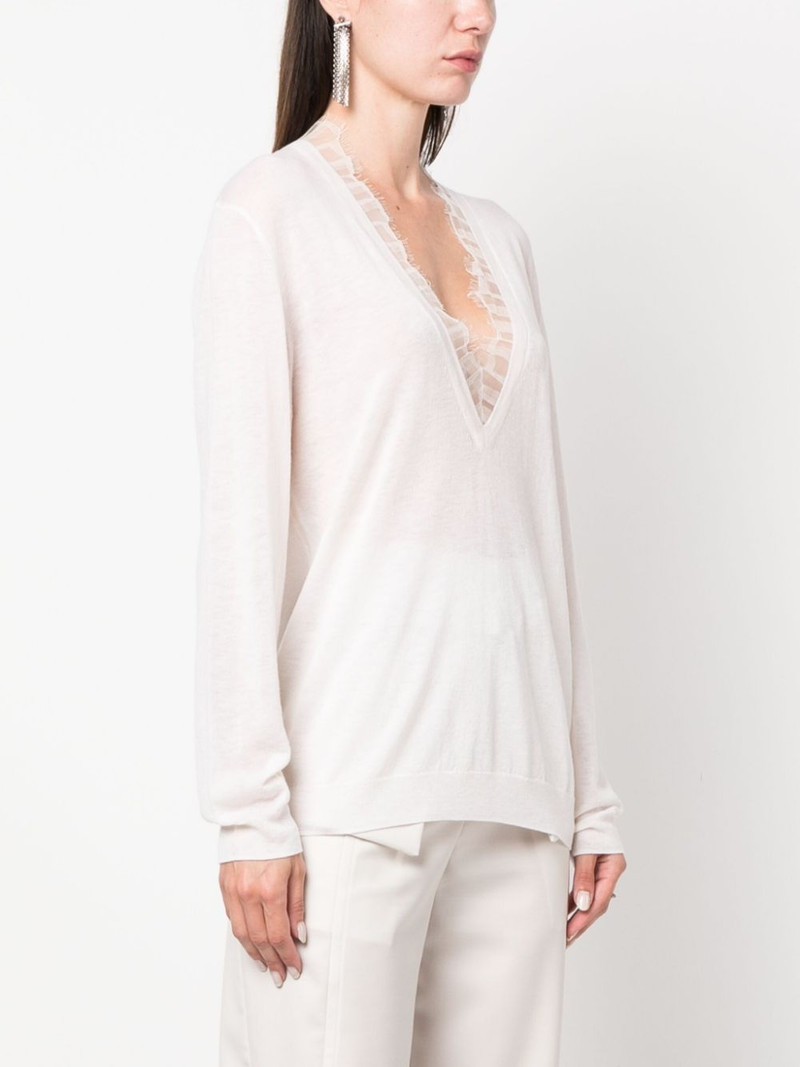 Haby lace-detail jumper 3