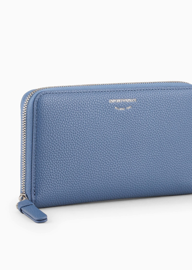 Deer-print MyEA wallet with wraparound zip 4