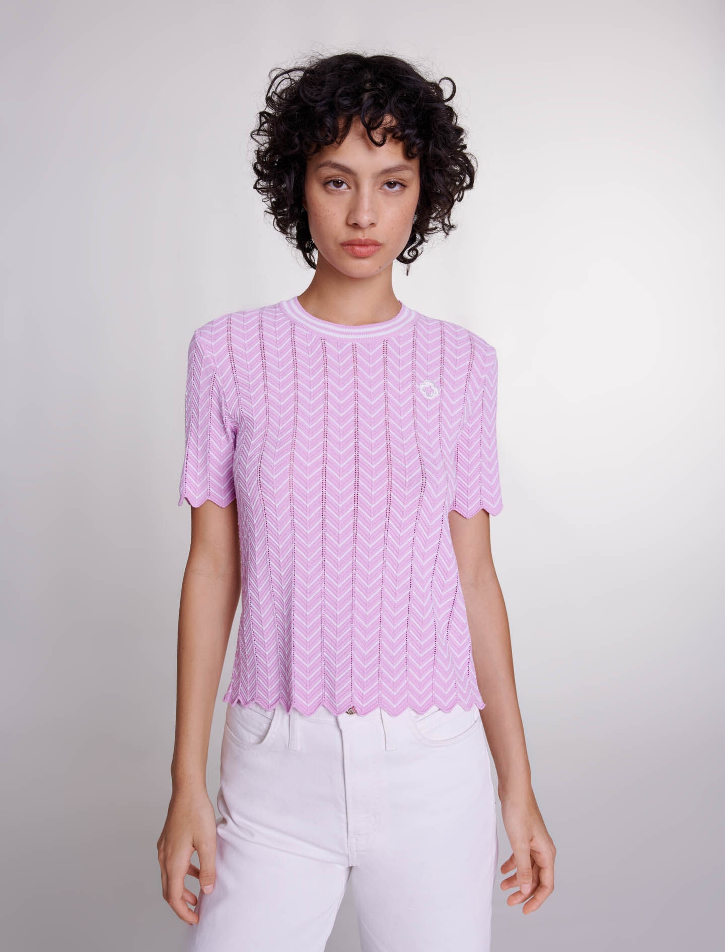 Openwork knit top - 7