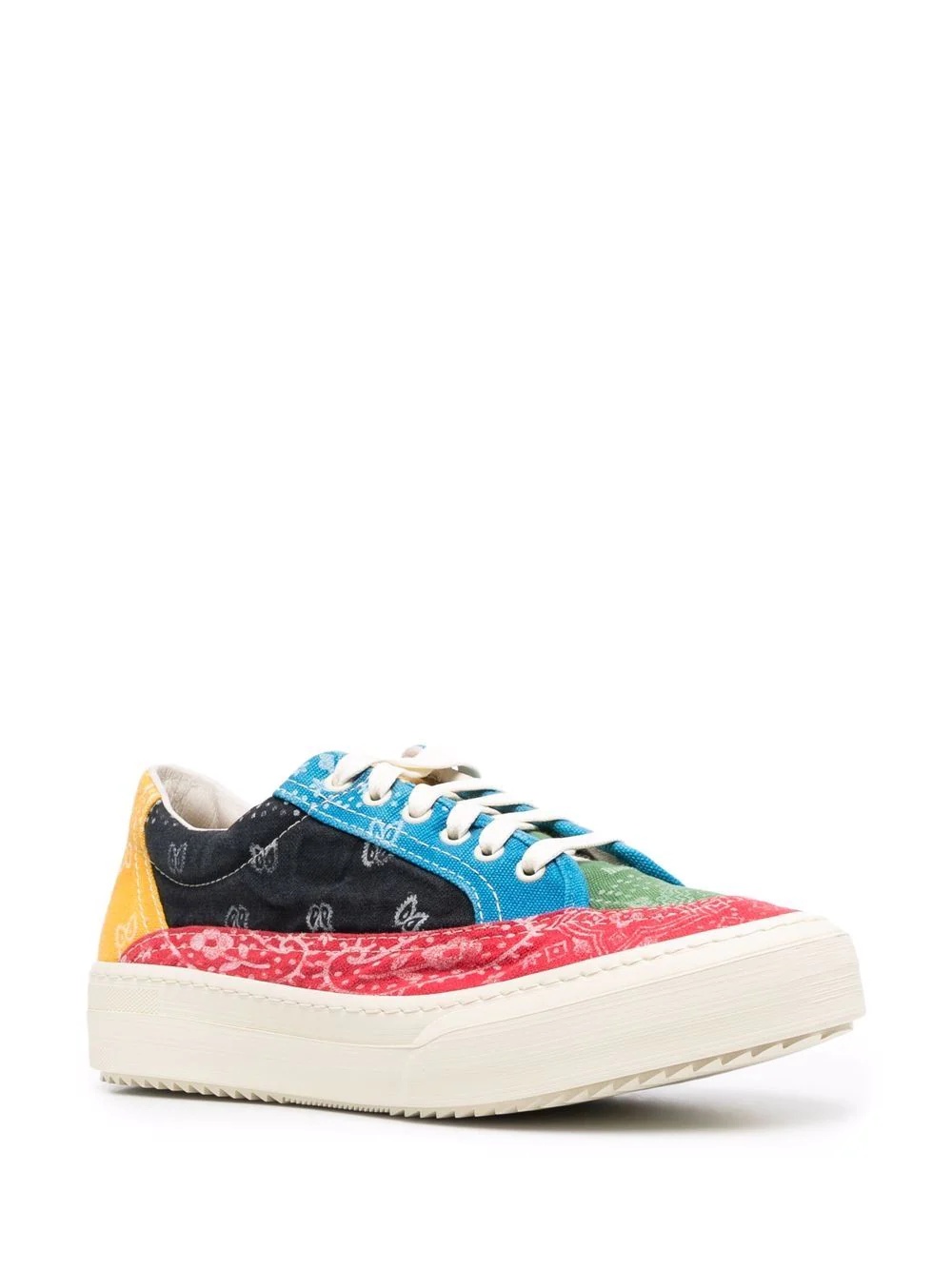 bandana print sneakers - 2