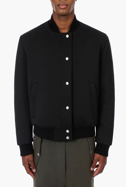 Reversible striped black and white bomber jacket - 6