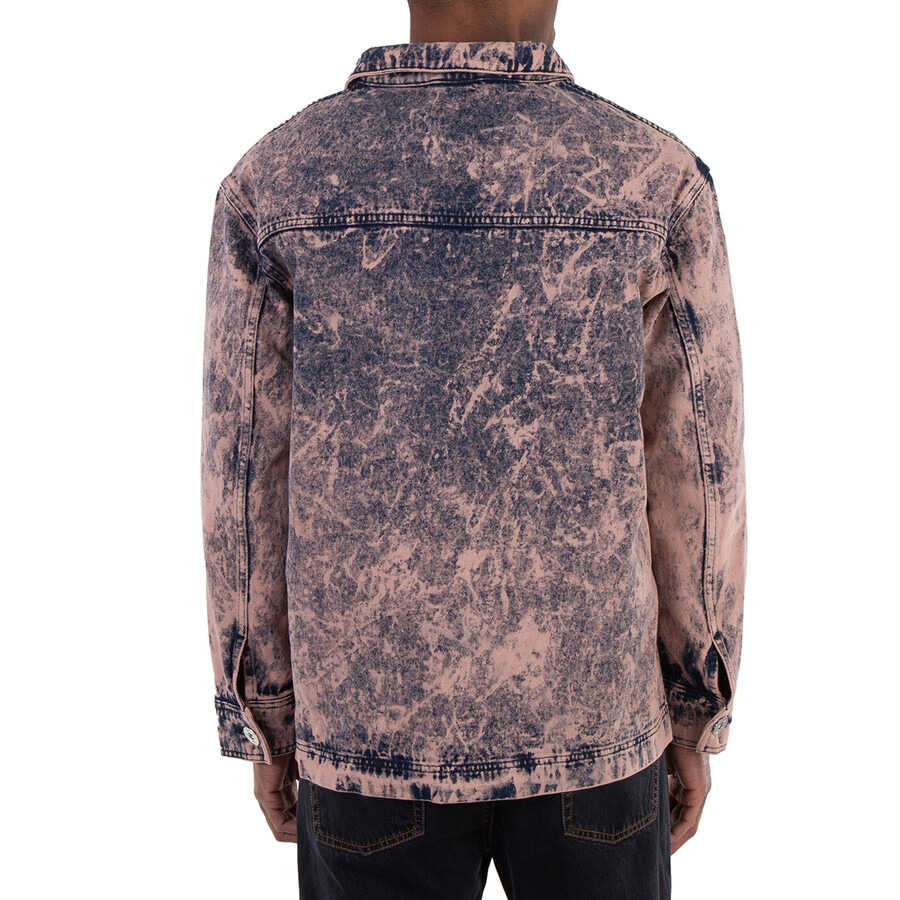 Etudes Hopper Overdye Denim Pink Shirt Jacket - 3