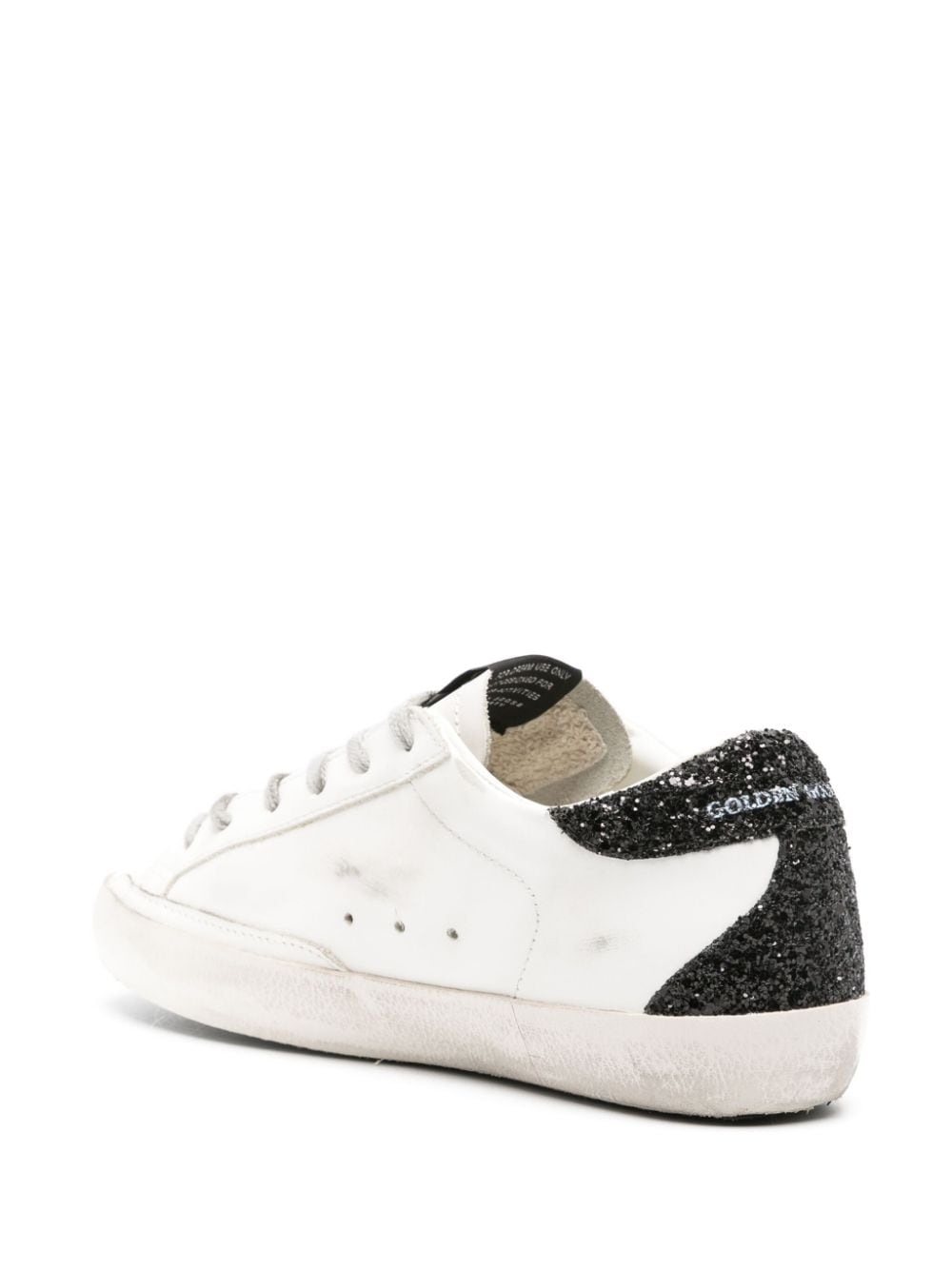 Super-Star glitter-heel leather sneakers - 3