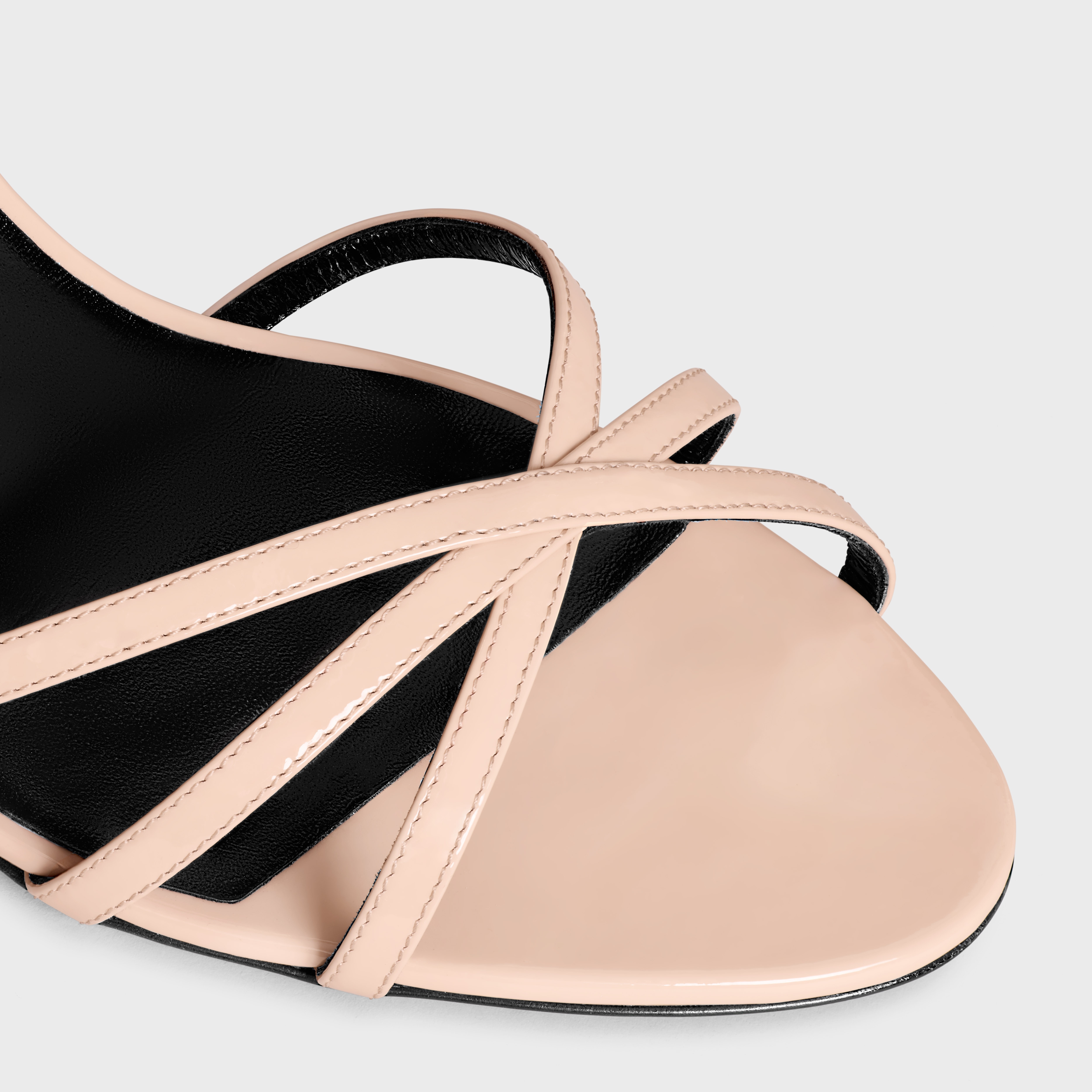 CELINE SOIR SANDAL IN PATENT CALFSKIN - 4