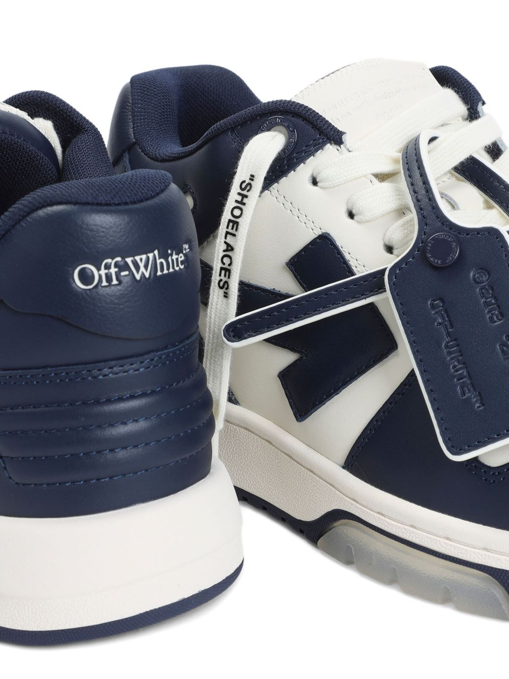 Off White Sneakers Blue - 3