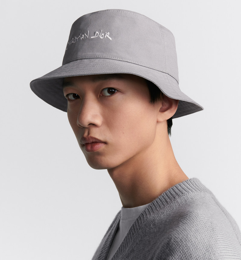 Dior Bucket Hat with Christian Dior Tag Signature outlook