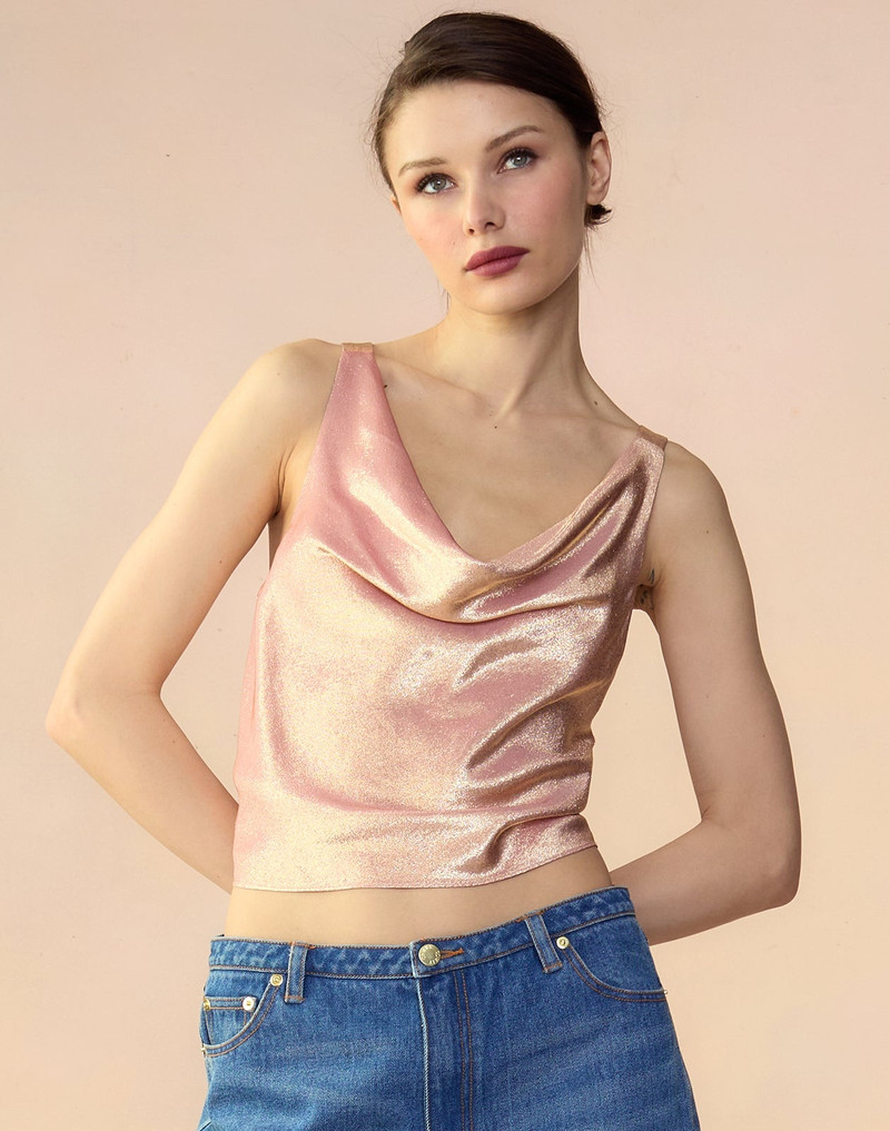 CYNTHIA ROWLEY Shimmering Siren Top outlook