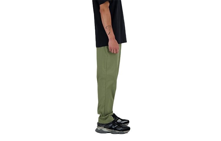 New Balance Icon Twill Tapered Pants 'Dark Olivine' AMP41575-DEK - 3