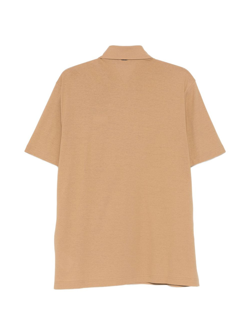 Herno button polo shirt outlook