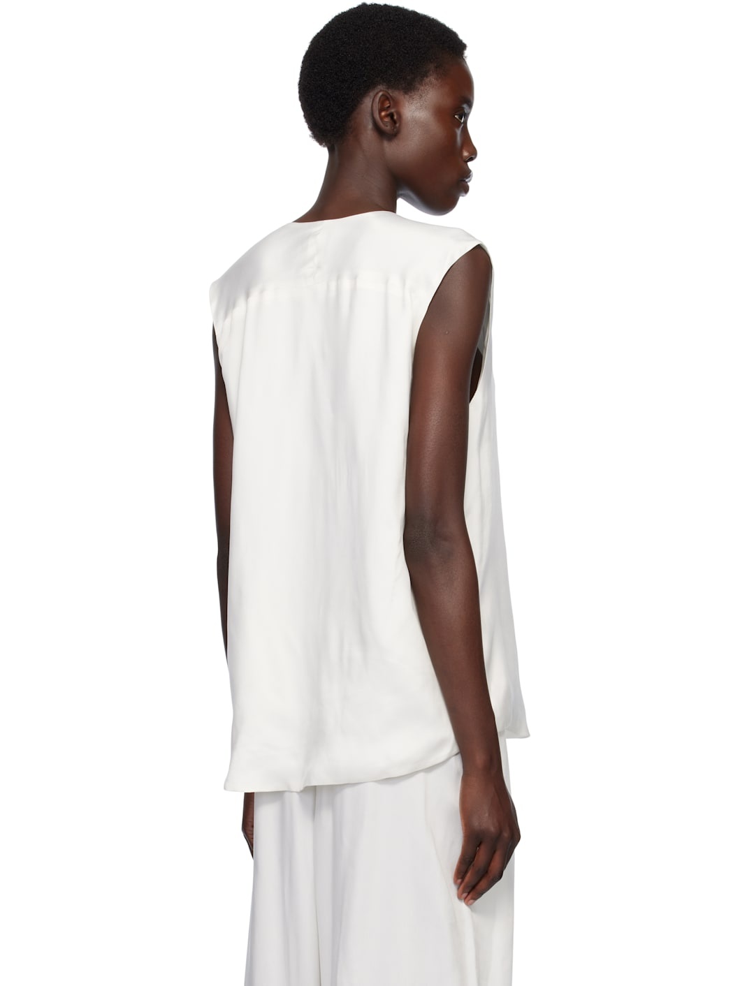 White Sanded Vest - 3