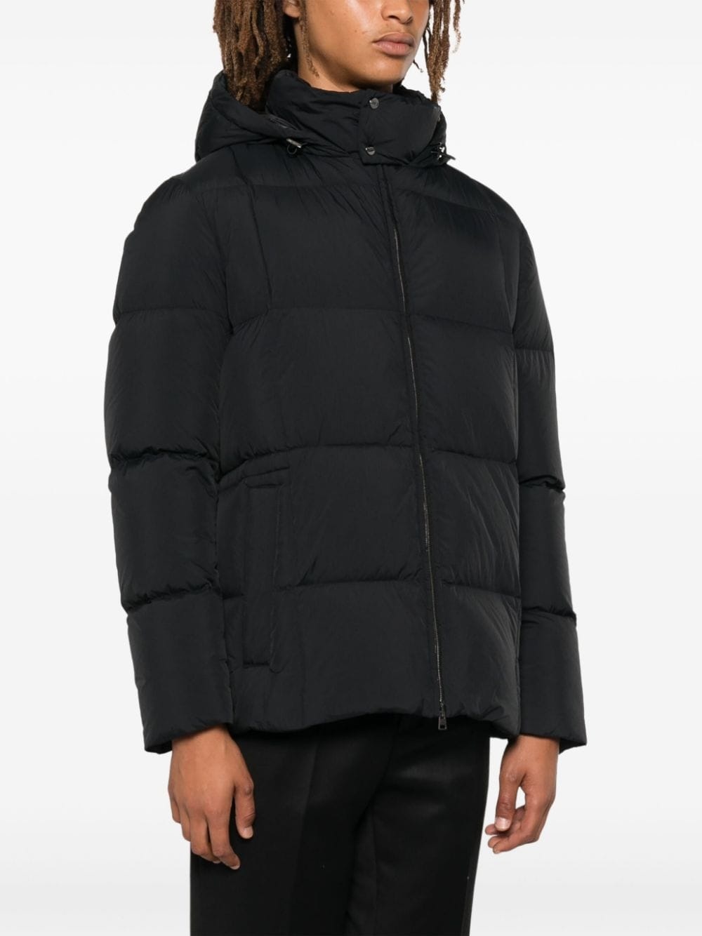 hooded puffer jacket - 3