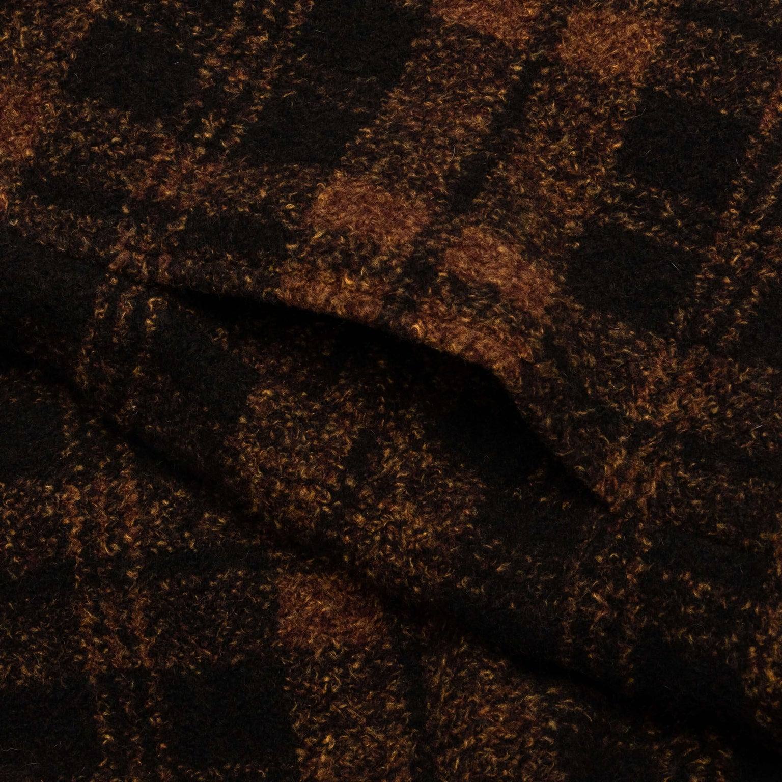 PLAID PADDED SHIRT - SAFFRON - 4